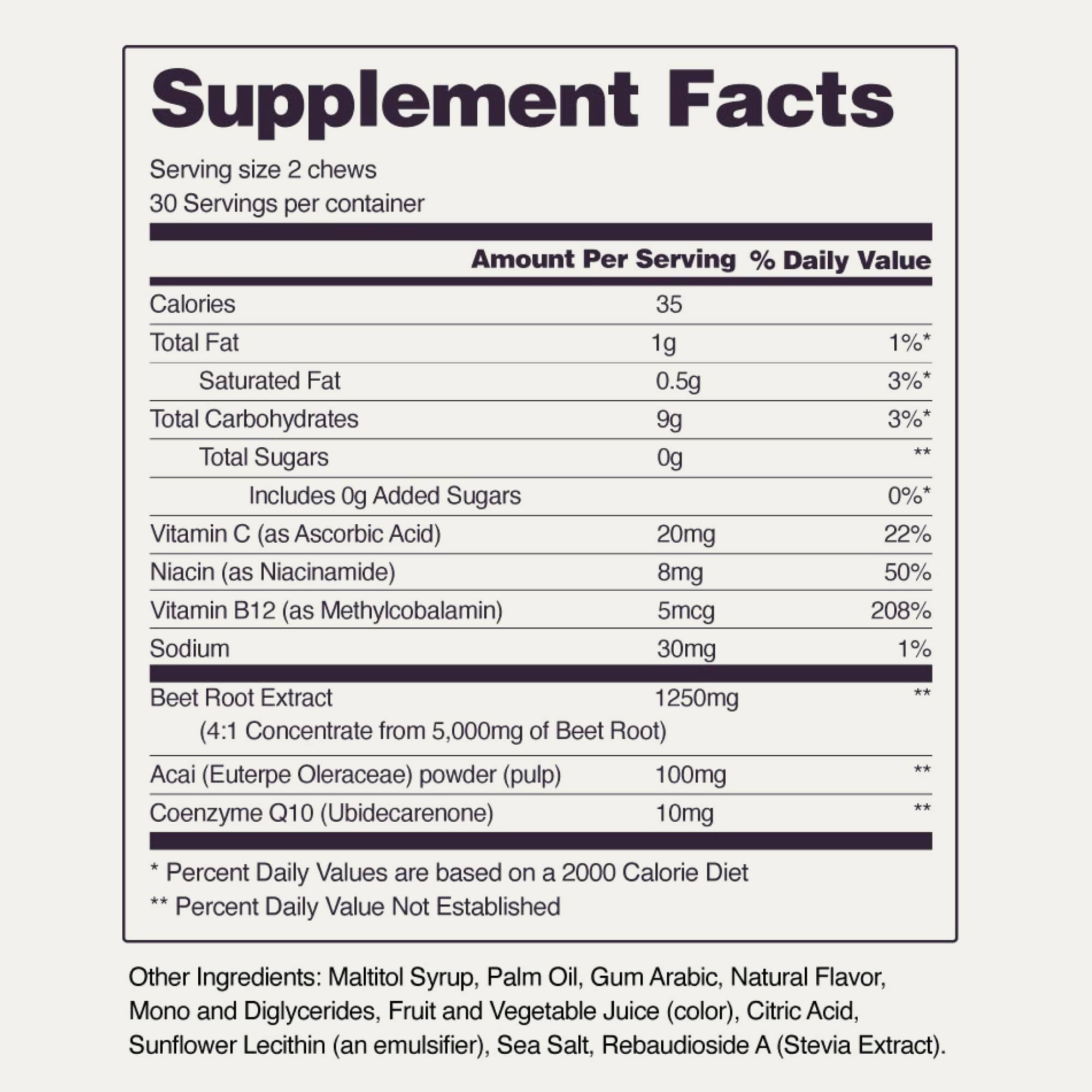Heart Beets Chews - Buy 3, Get 2 FREE! by Snap Supplements