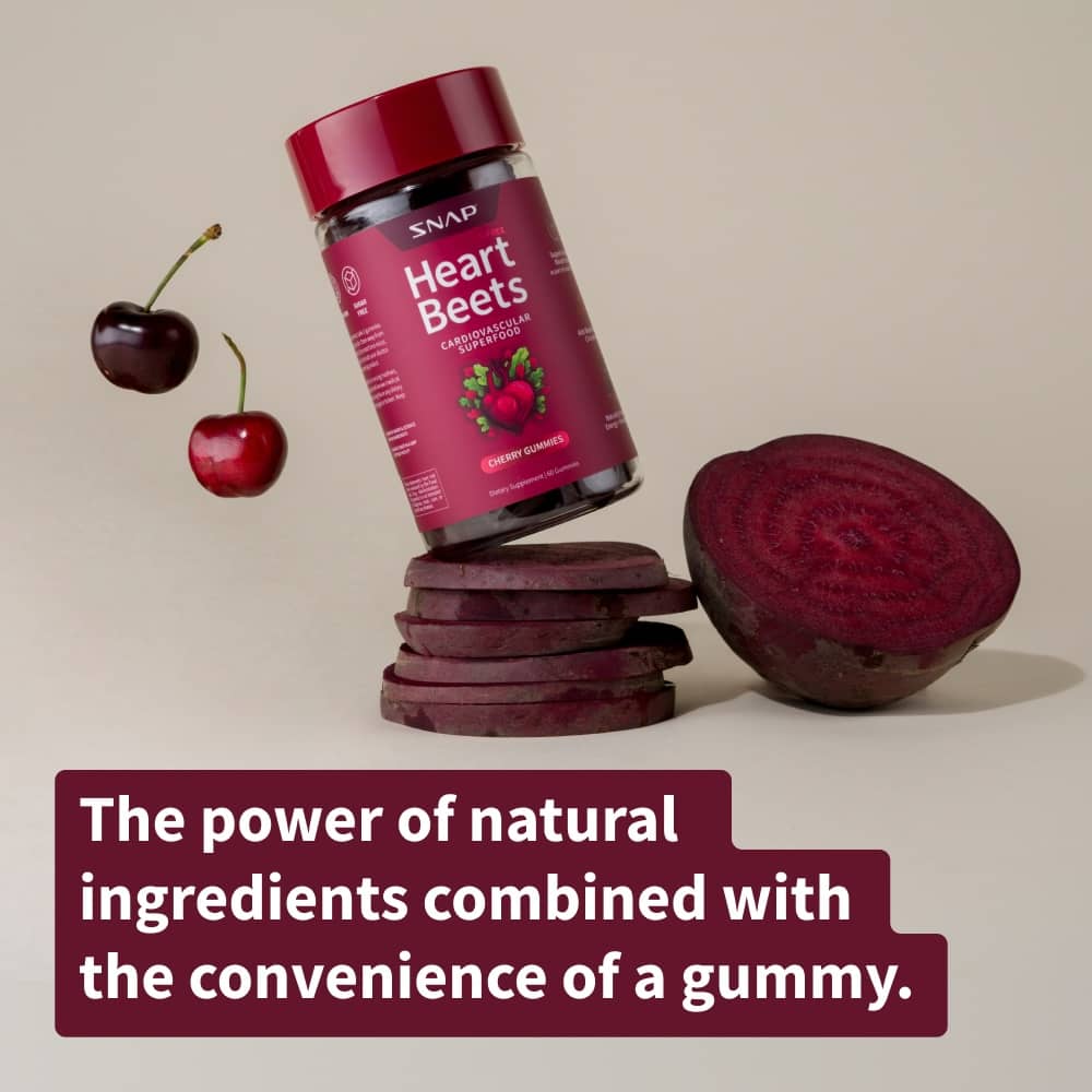 Heart Beets Gummies by Snap Supplements