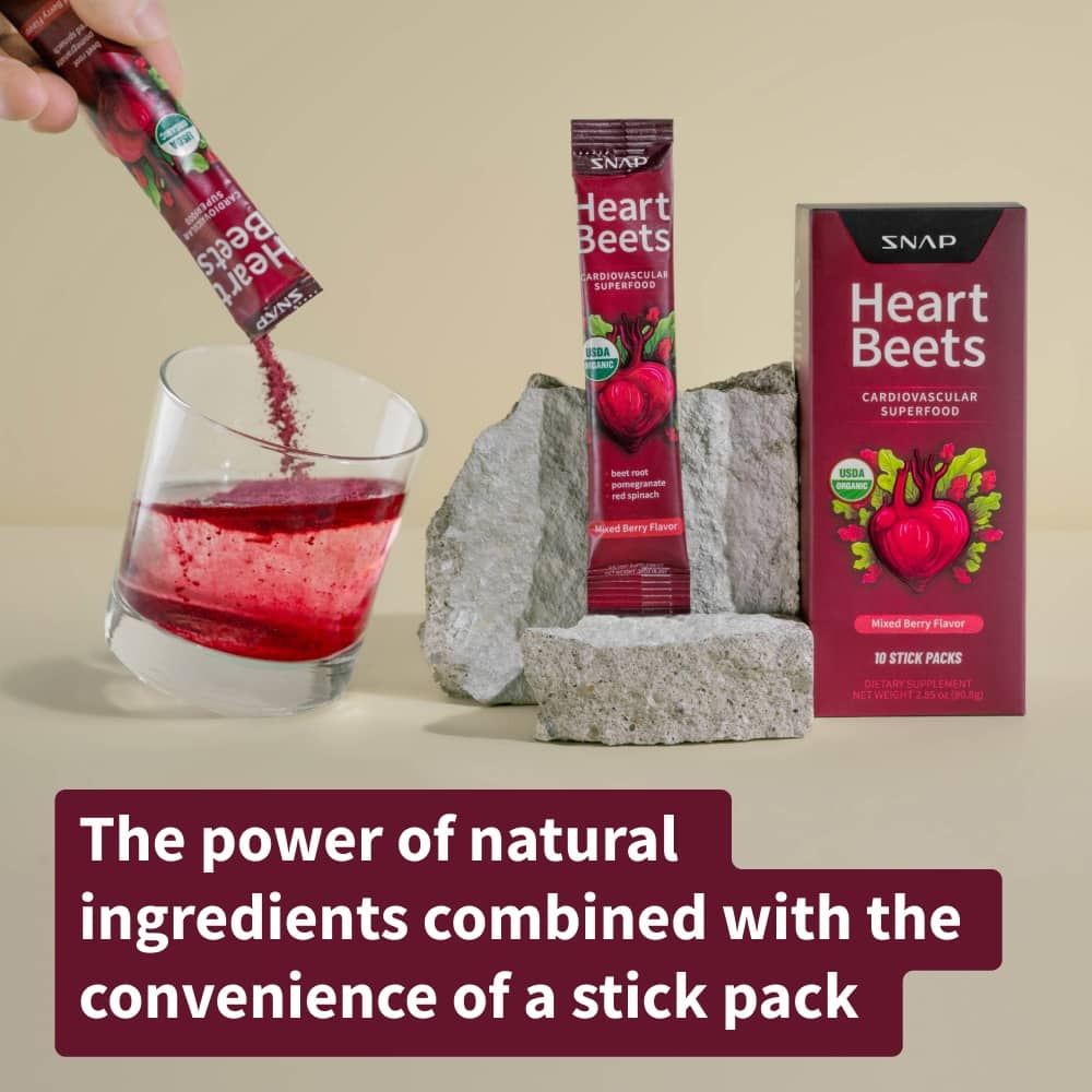 Heart Beets Stick Packs by Snap Supplements