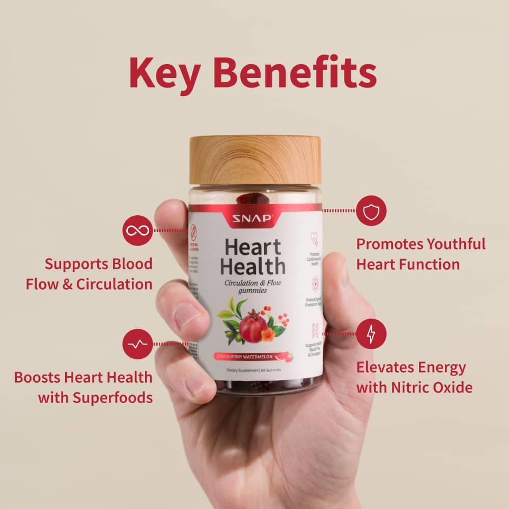 Heart Health Gummies by Snap Supplements