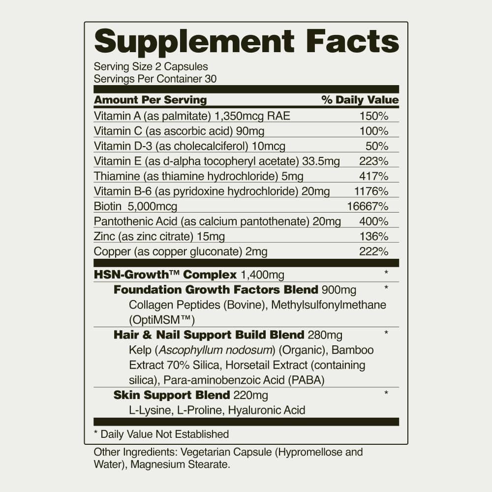 Hair, Skin & Nails by Snap Supplements