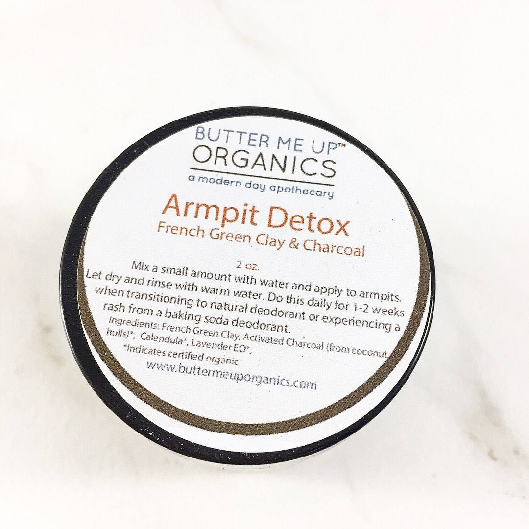 Arm Pit Detox / Armpit Detox / Arm Pitt Detox / Natural Deodorant Transition by Butter Me Up Organics