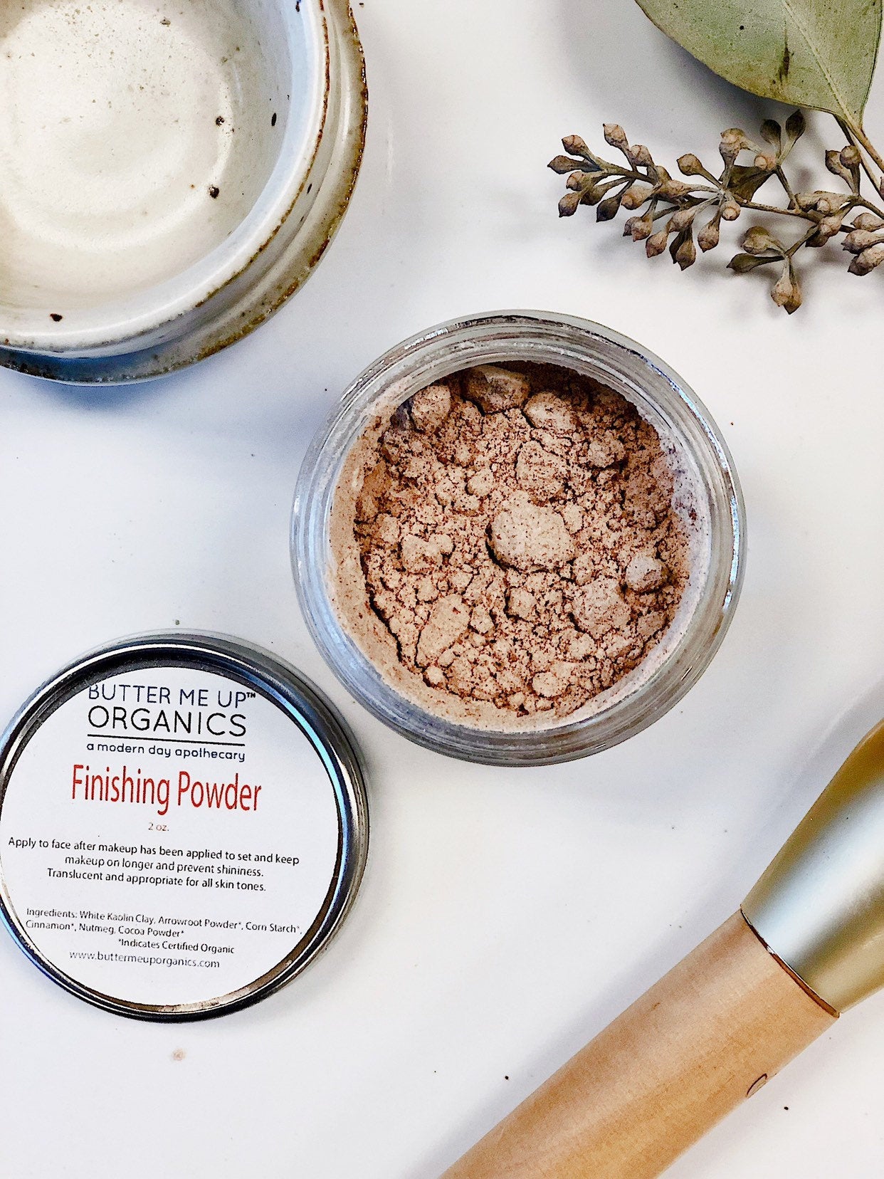 Organic Finishing Powder Setting by Butter Me Up Organics