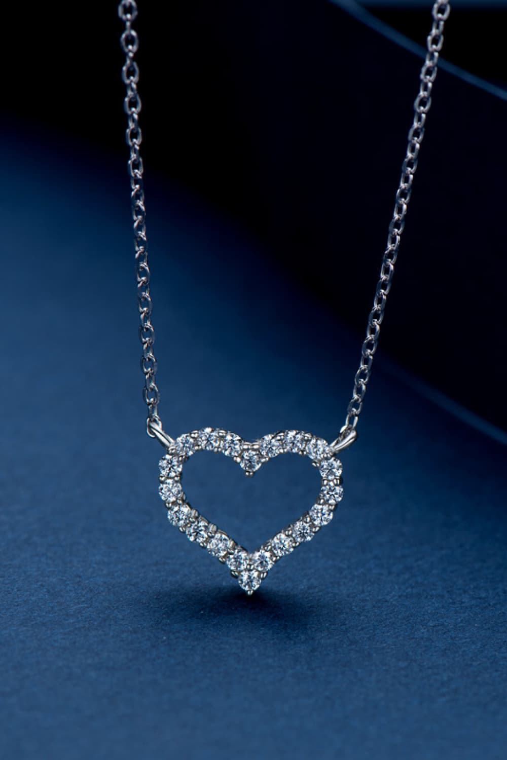 Adored Sparkala™ Platinum-Plated Heart Necklace by Sparkala