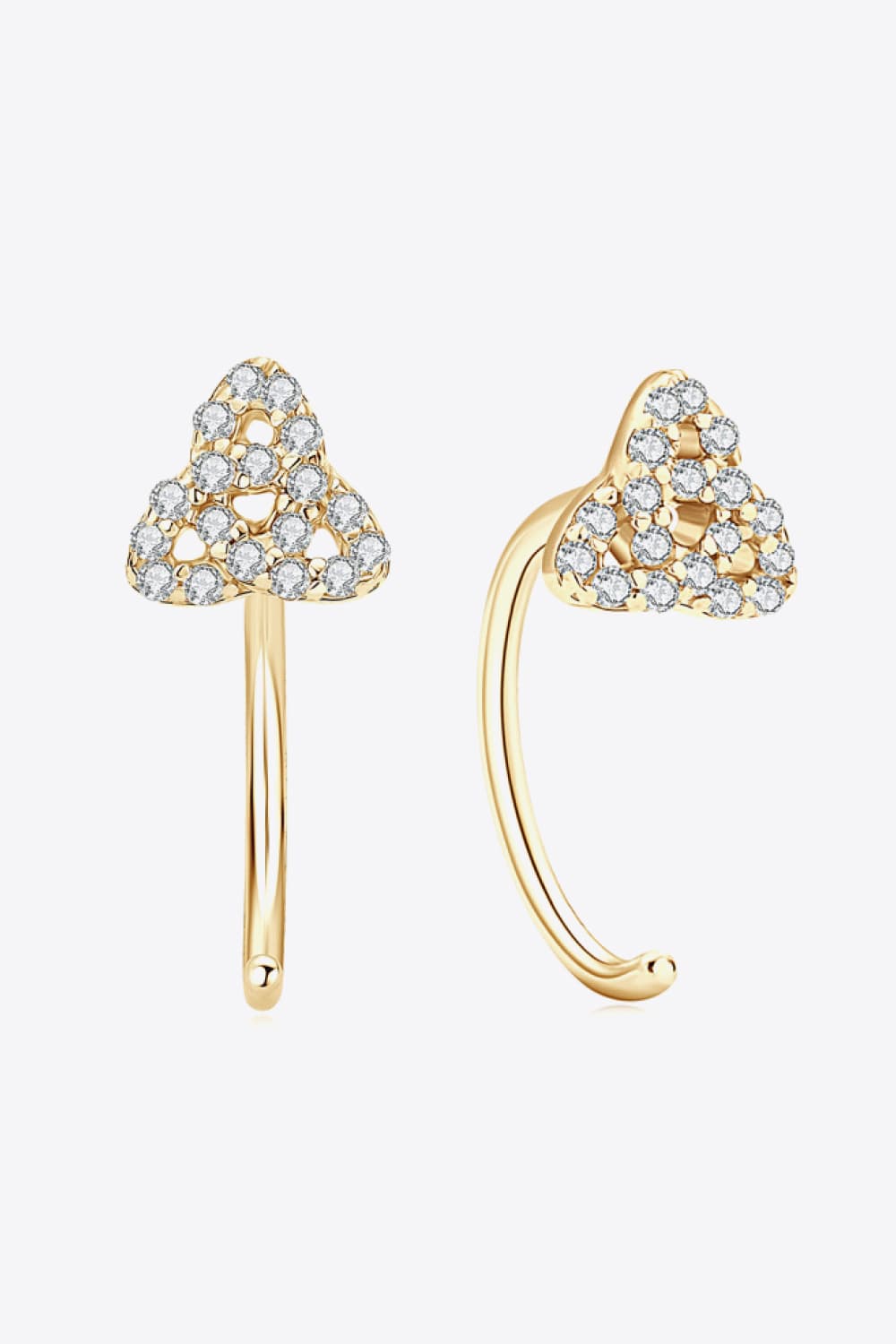 Sparkala™ Platinum-Plated 925 Sterling Silver Earrings by Sparkala