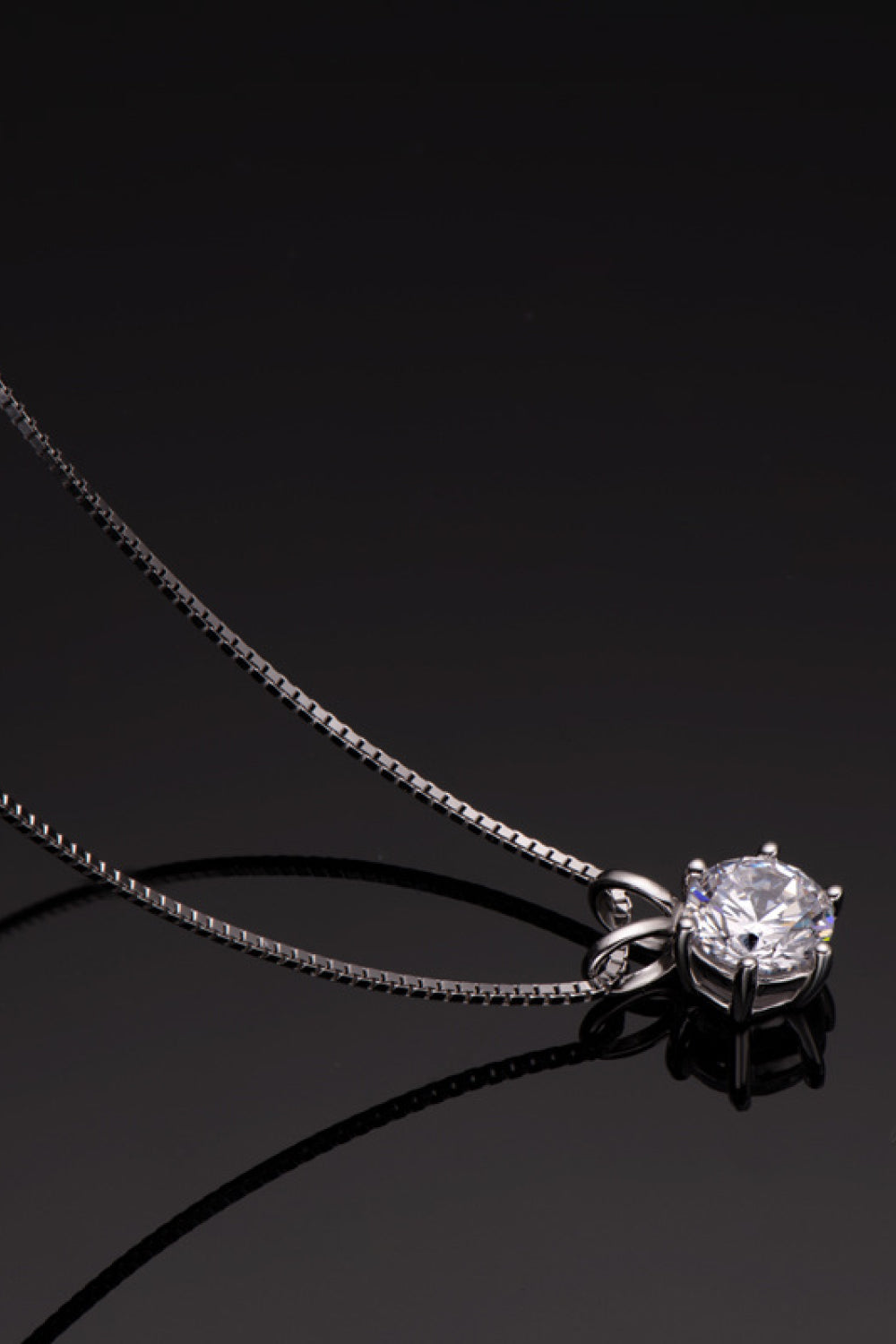 1 Carat Sparkala™ Pendant Necklace (Platinum-Plated Fine Silver) by Sparkala
