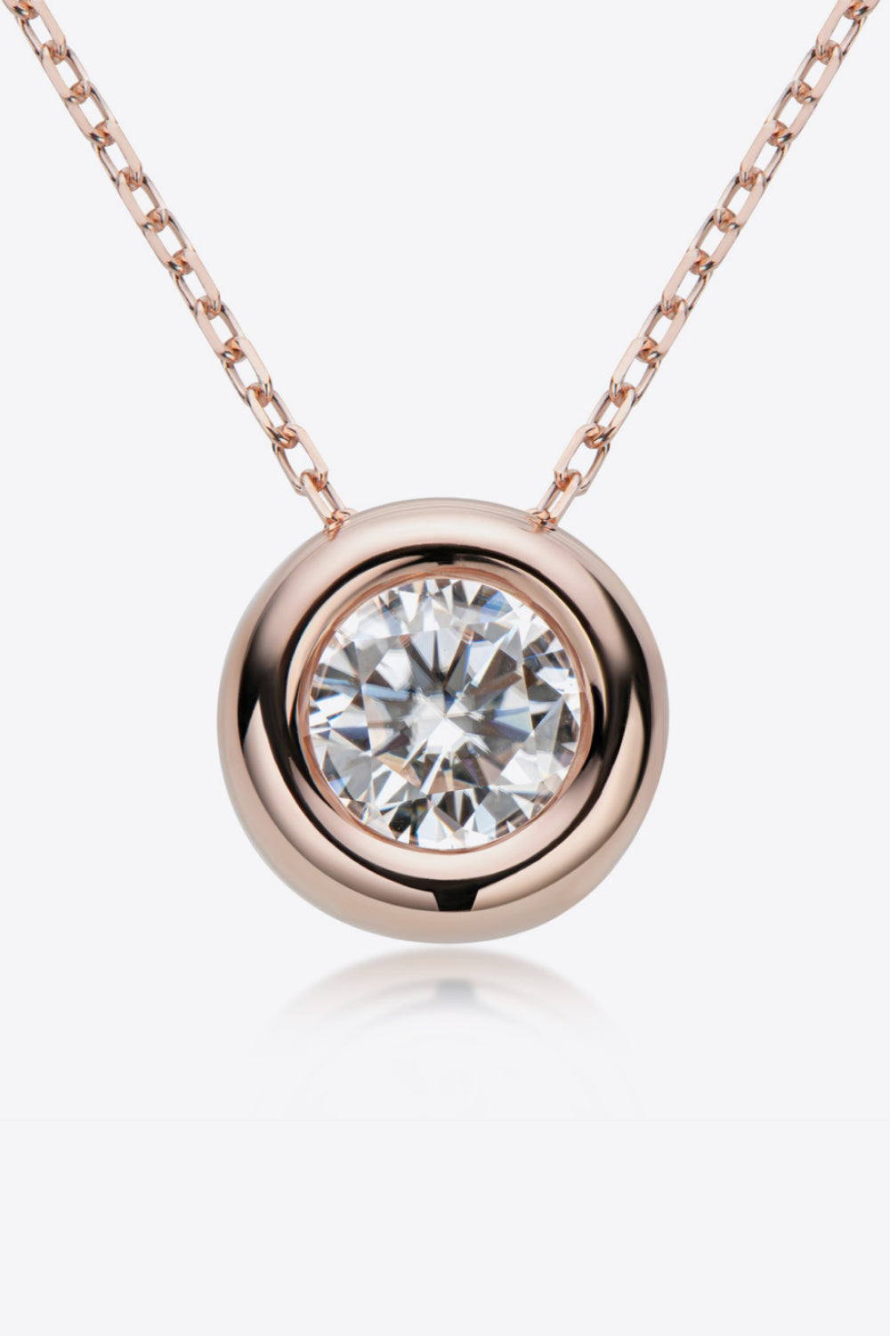 Adored 1 Carat Sparkala™ Pendant 925 Sterling Silver Necklace (Platinum-Plated Fine Silver) by Sparkala