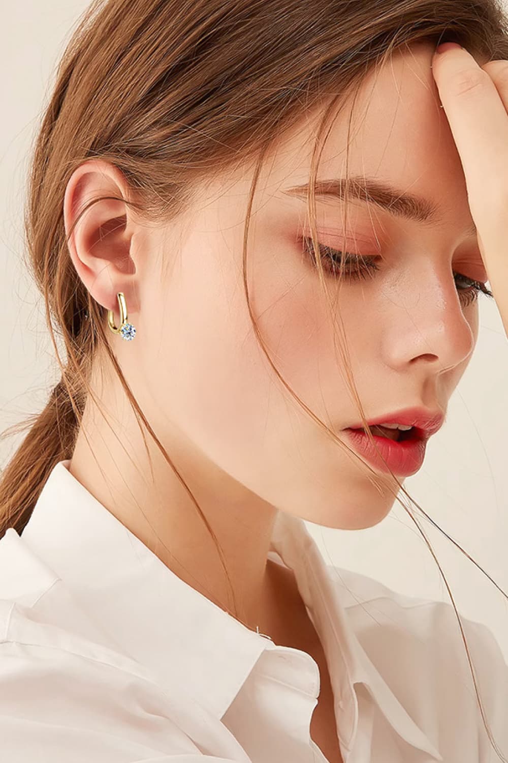 2 Carat Sparkala™ Platinum-Plated 925 Sterling Silver Earrings by Sparkala