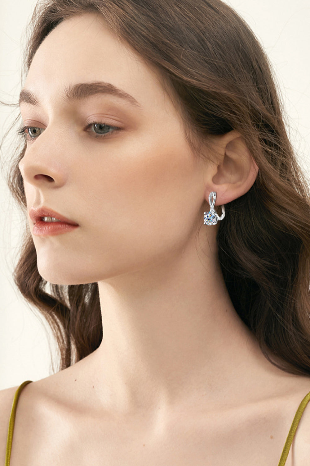 4 Carat Sparkala™ Platinum-Plated 925 Sterling Silver Earrings by Sparkala