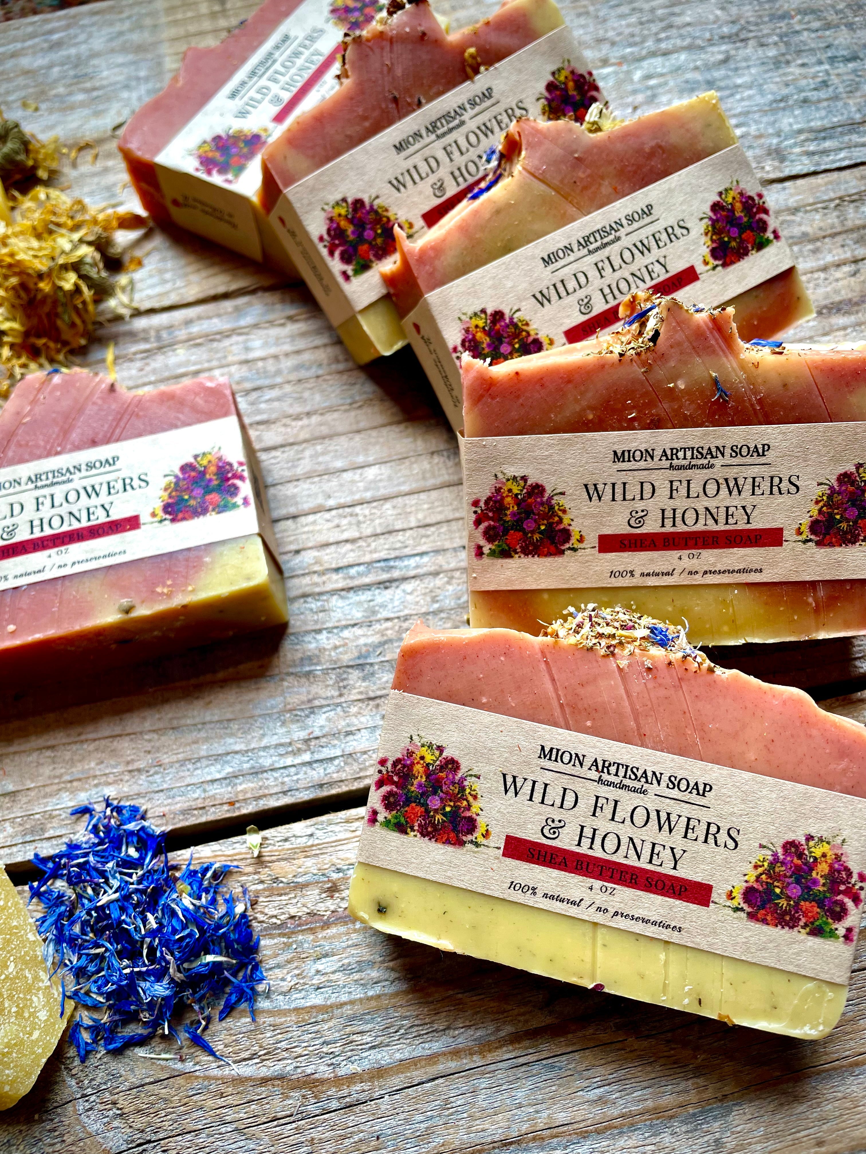 Wild Flowers & Honey | Shea Butter Soap by MION Artisan Soap Co.