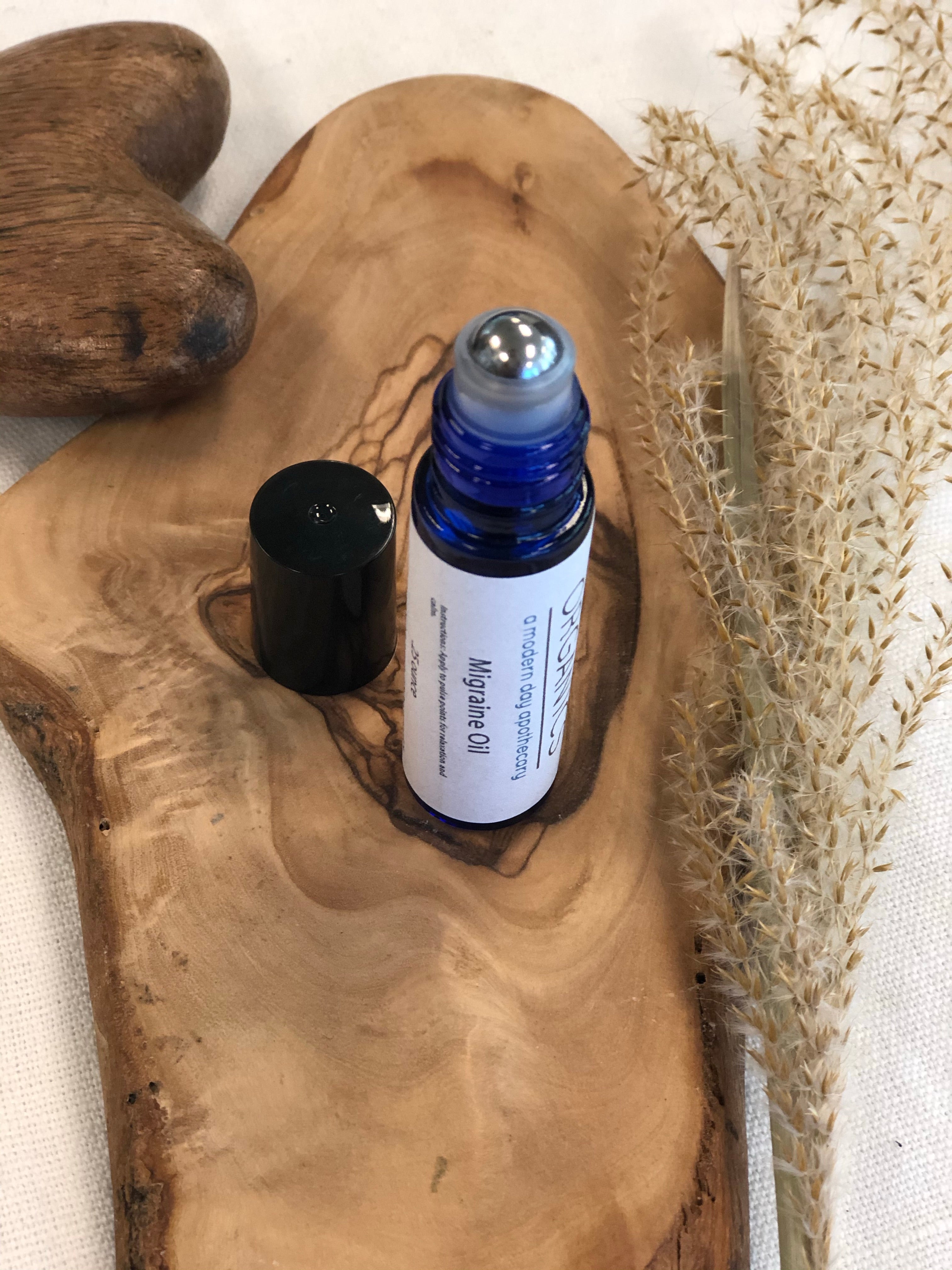 Essential Oil For Migraines / Migraine Relief / Organic Oils For Migraines/ Butter Me Up Organics by Butter Me Up Organics