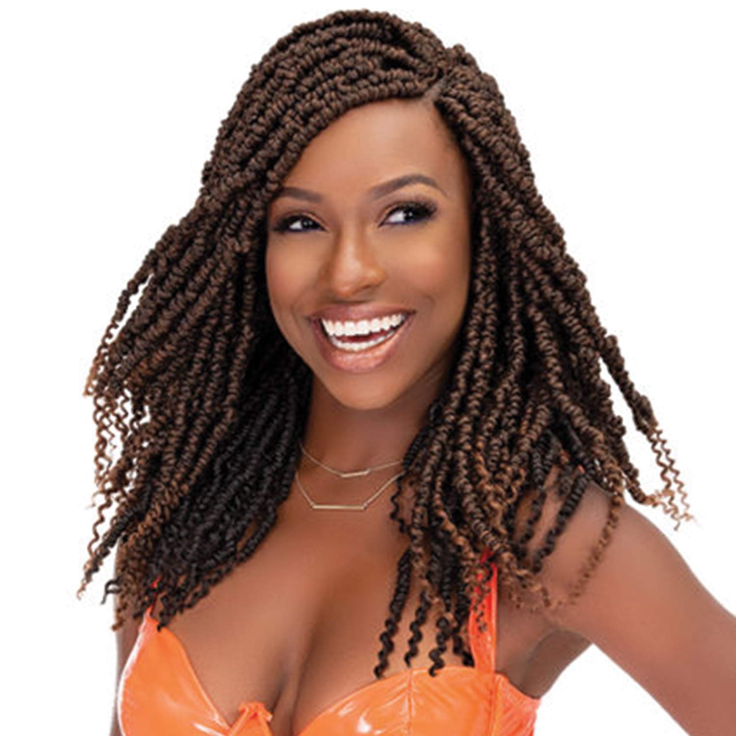 Janet Collection Nala Tress Fluffy Spring Twist, 18"