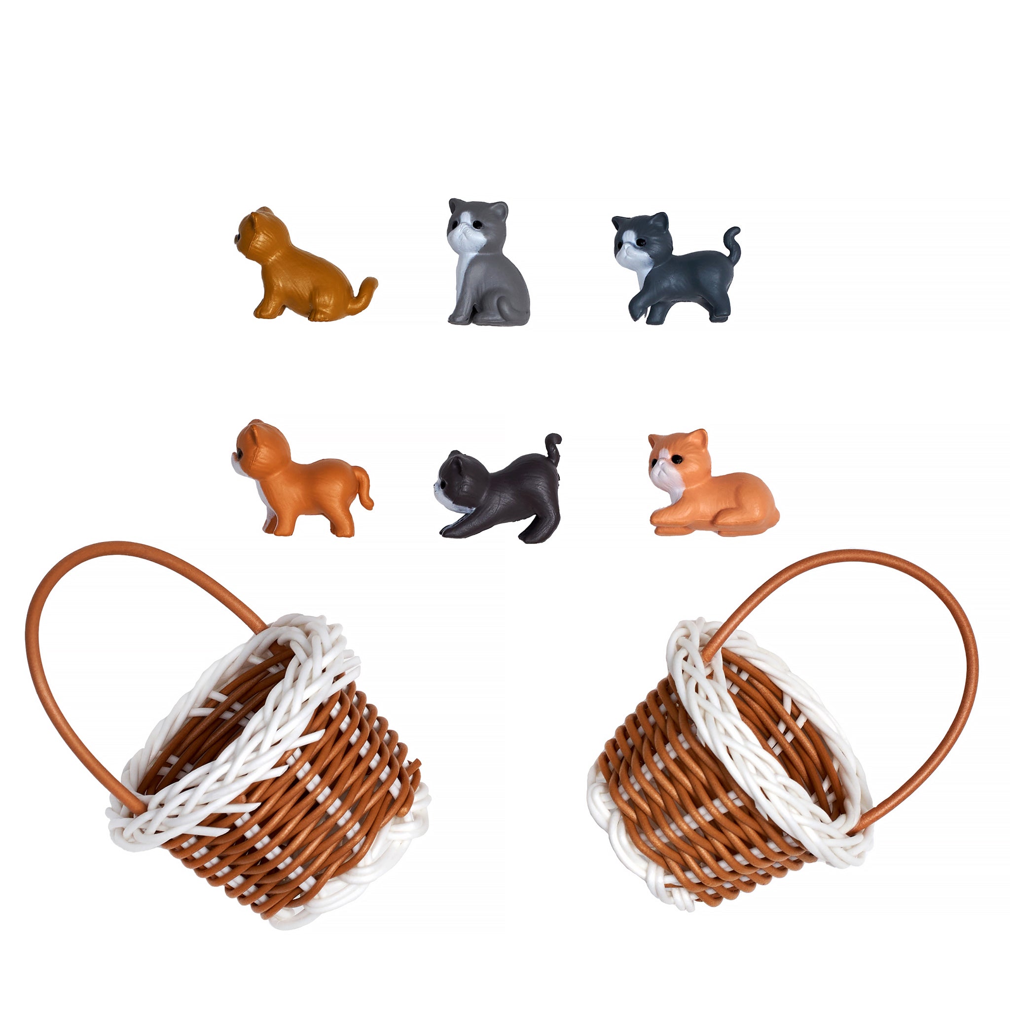 Spa Pure Kittens in Basket: 6 Adorable Kittens Bath Bombs by Spa Pure