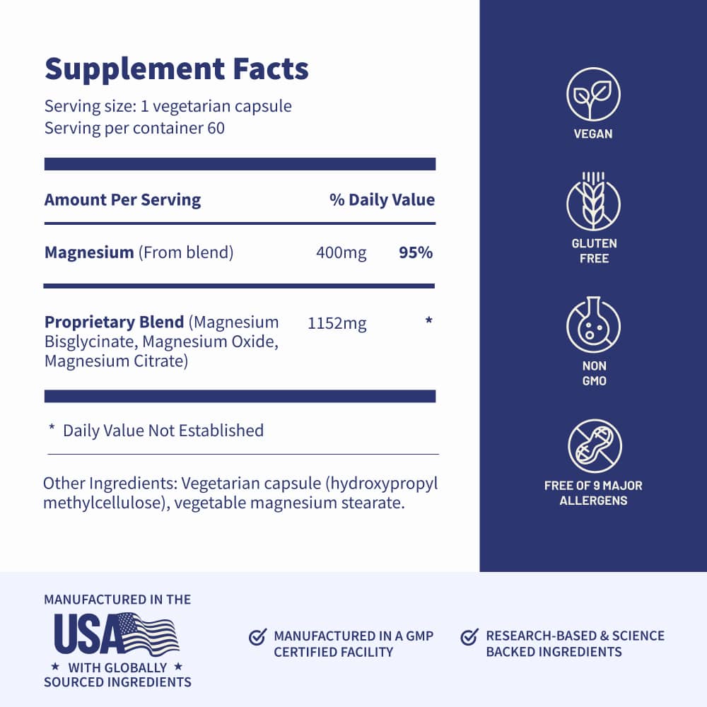 Magnesium Complex - Buy 2, Get 1 Free by Snap Supplements