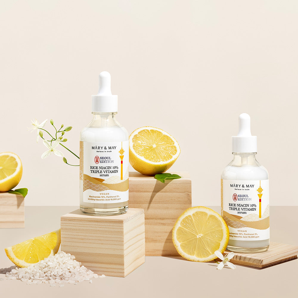 Mary & May Rice Niacin 10% Triple Vitamin Serum by AsiaBeautyMall