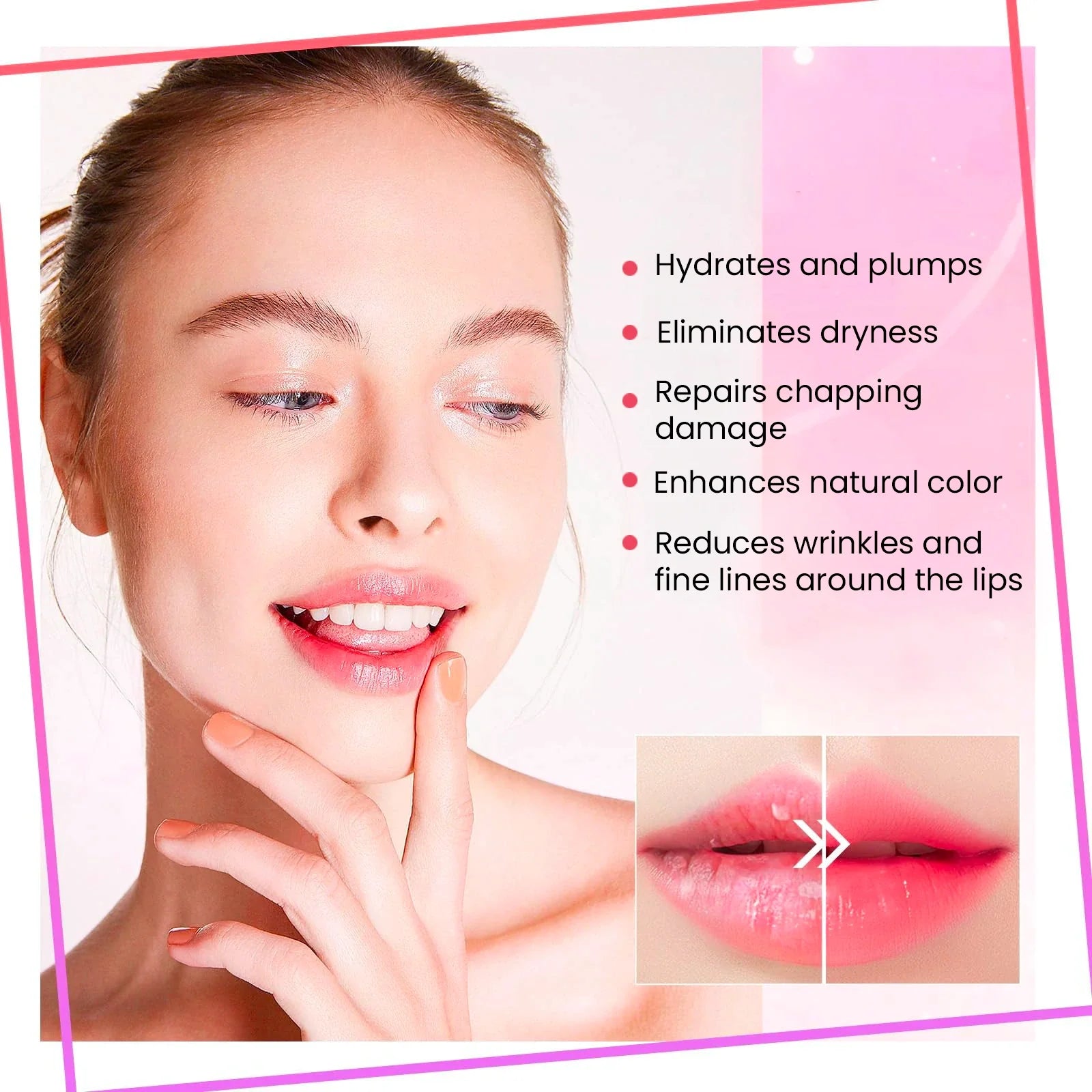 Plumping Lip Masks - Collagen, Hyaluronic Acid, Centella Asiatica by Skynflow