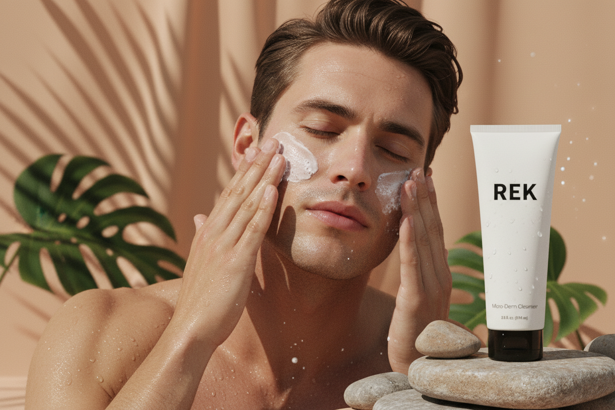 Micro-Derm Cleanser – Exfoliating & Renewing | REK Cosmetics by REK Cosmetics