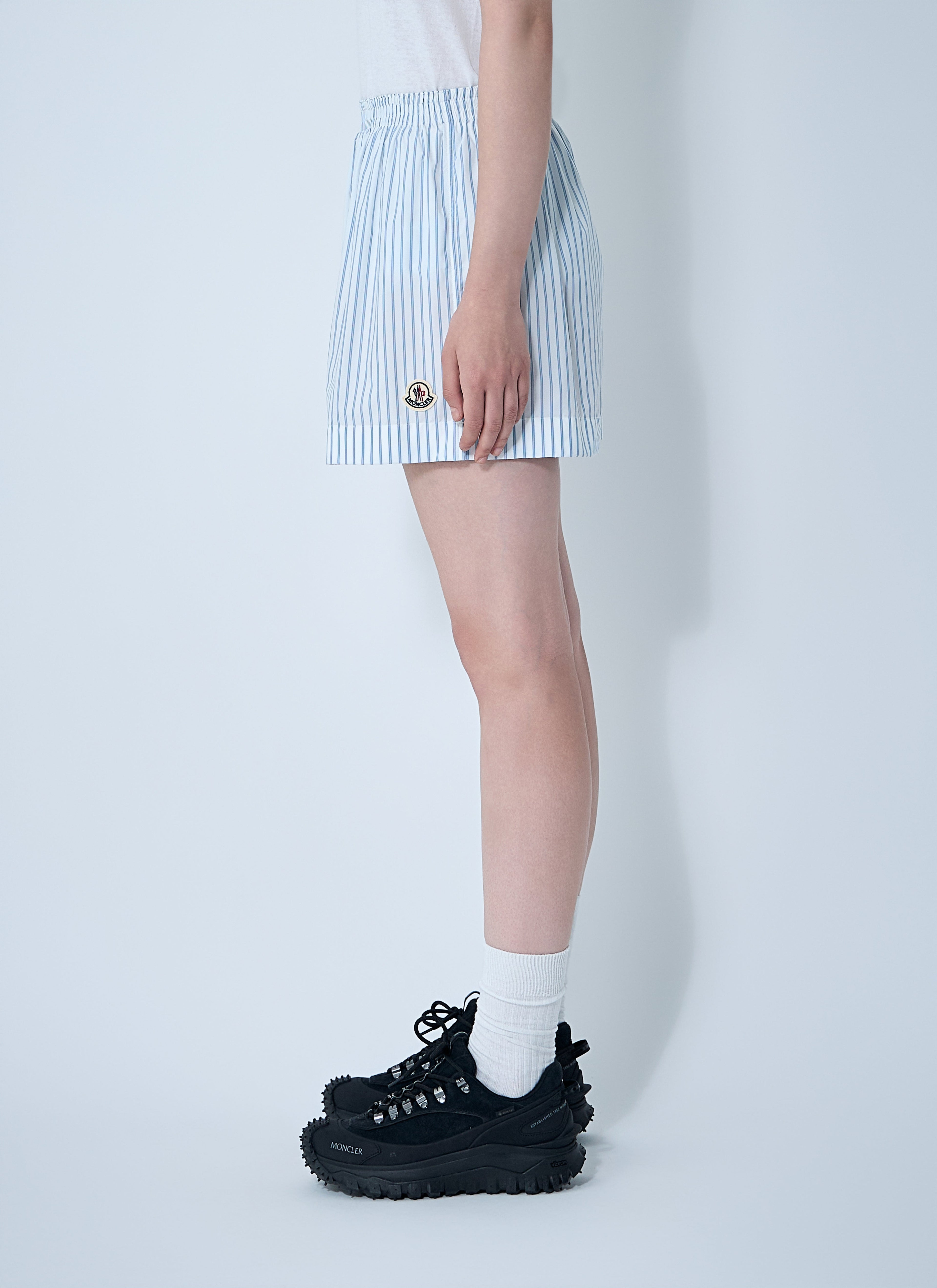 Moncler Women Striped Shorts by Luosophy