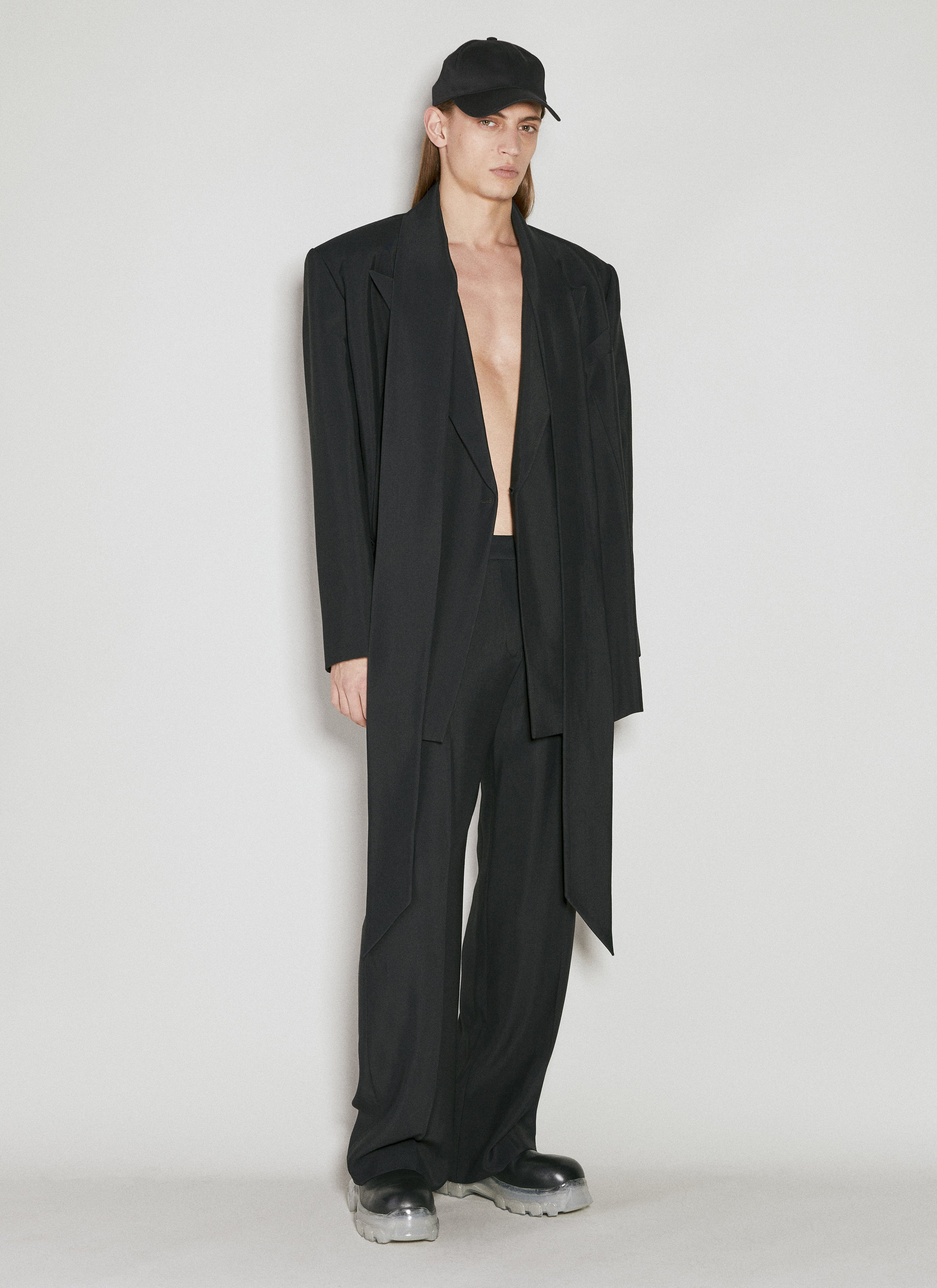 Mugler Men Cut-Out Tailored Pants by Luosophy