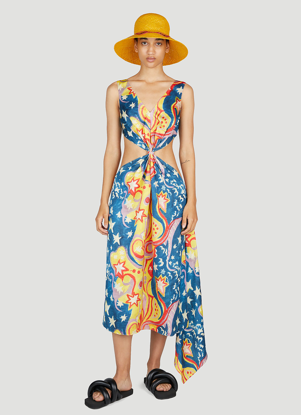 Marni X No Vacancy Women Galactic Paradise Midi Dress by Luosophy