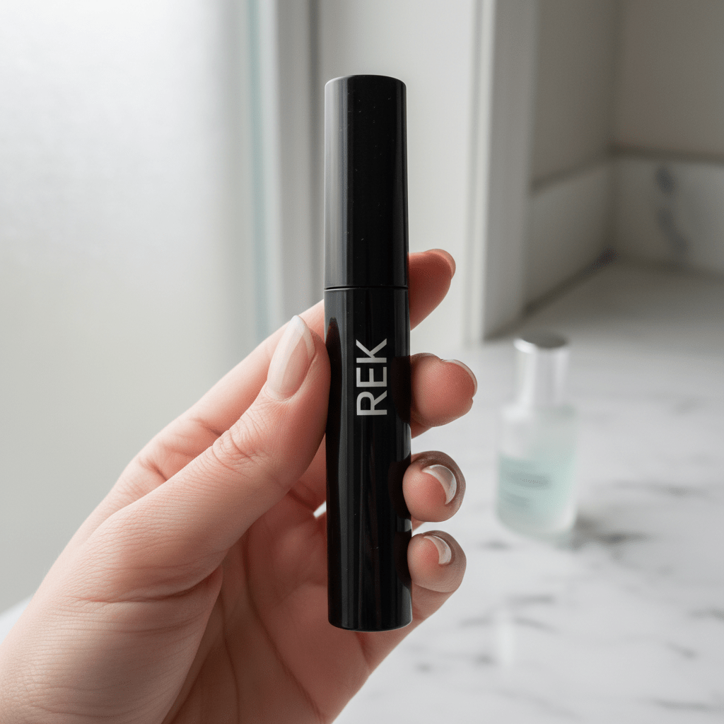 The viral Navy Sensitive Mascara that brightens your eyes without irritation by REK Cosmetics