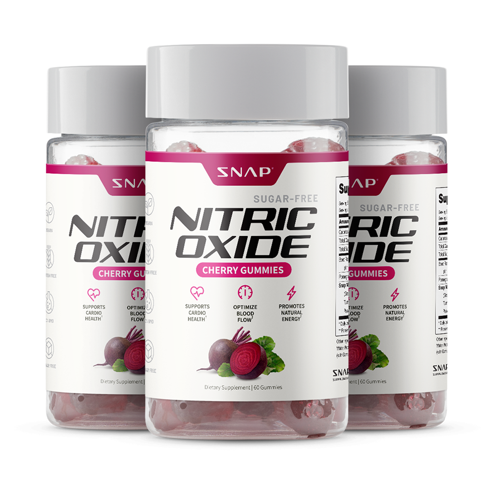 Nitric Oxide Gummies - Cherry Flavor by Snap Supplements