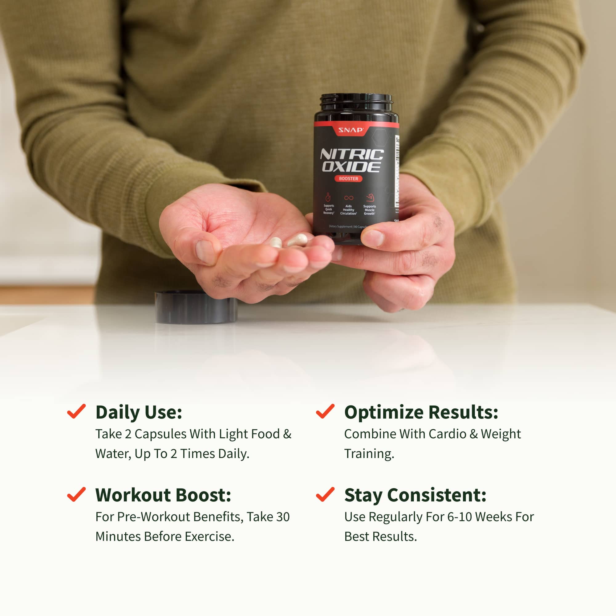Cardio Health Bundle with FREE Shaker by Snap Supplements
