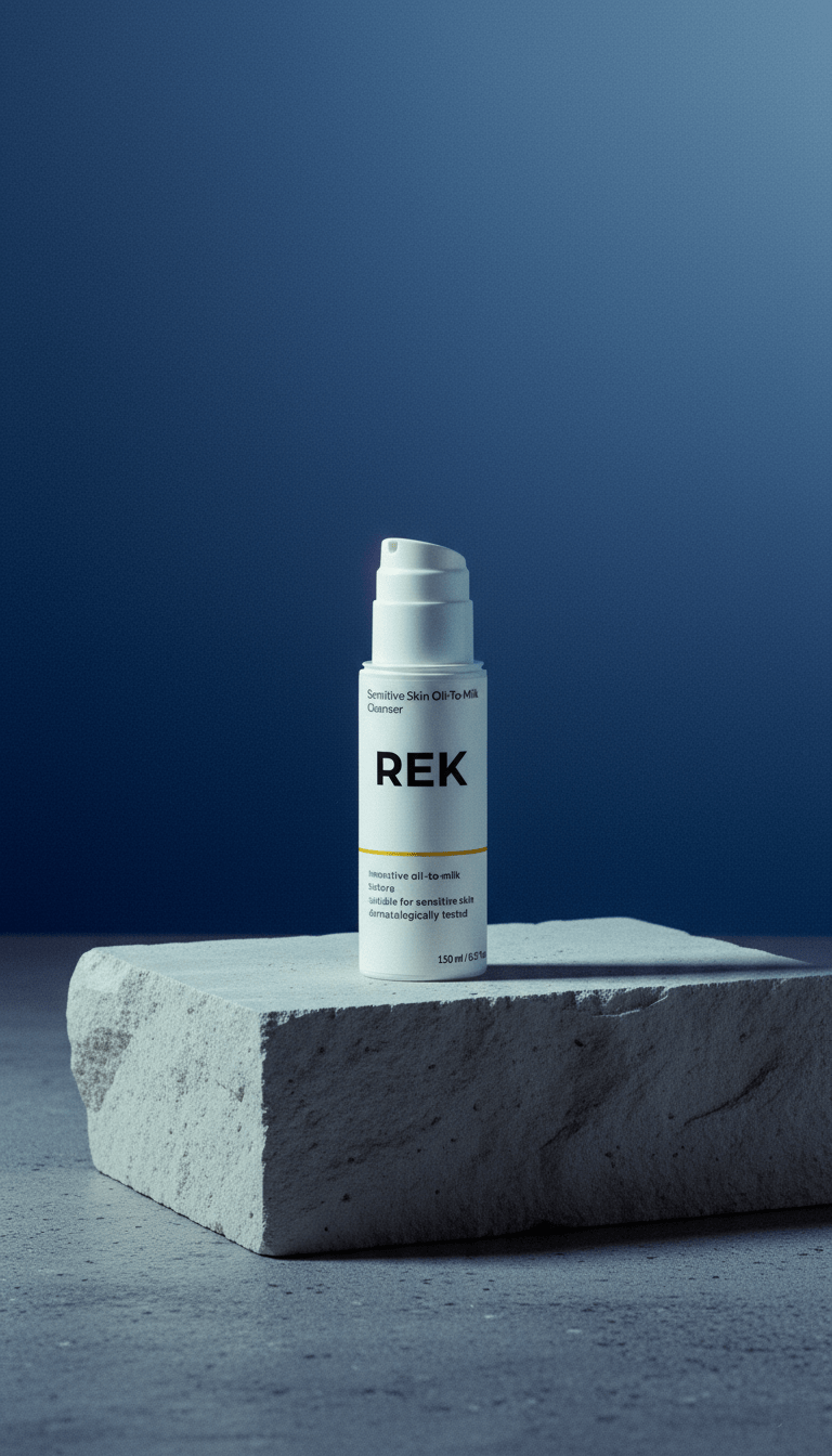 Oil-To-Milk Cleanser – Sensitive Skin Formula by REK Cosmetics