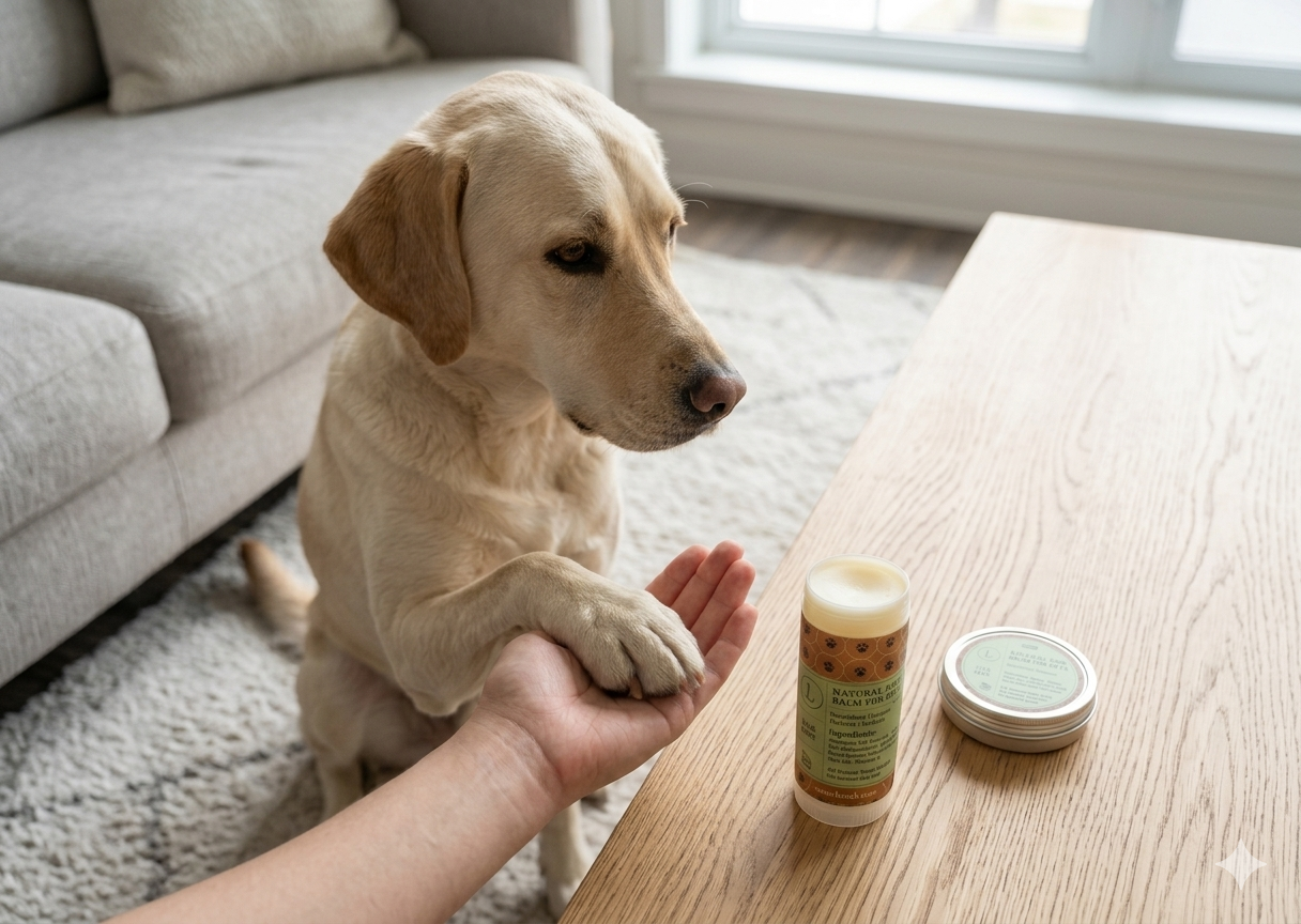 Pet Pampering Gift Box - All Natural Pet Wellness Kit, Soothing Balms & Herbal Coat Powder by Lizush