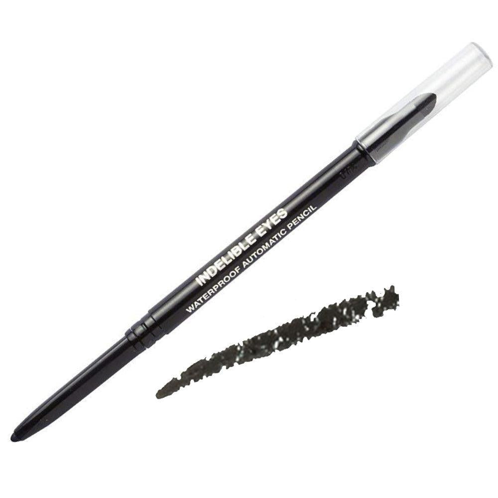 Pitch Black Indelible Eye Auto Eyeliner Pencil by REK Cosmetics