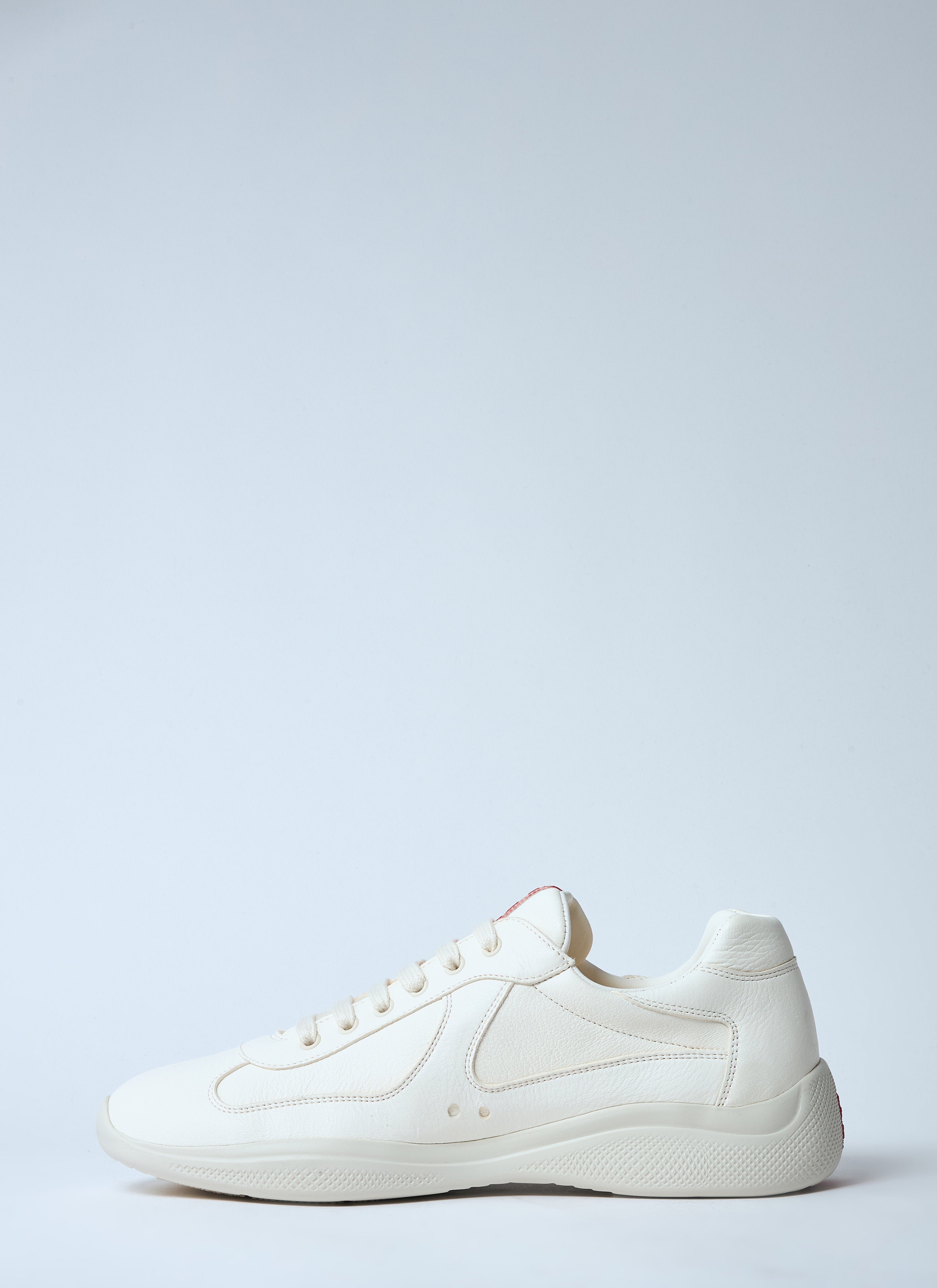 Prada Men Leather Low-Top Sneakers by Luosophy