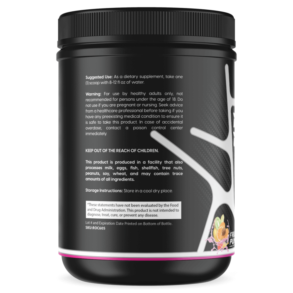 Pre-Workout Fruit Punch | Creatine, Nitric Oxide & Amino Acids | ONE ZTRIKE by ZNETICS by Znetics