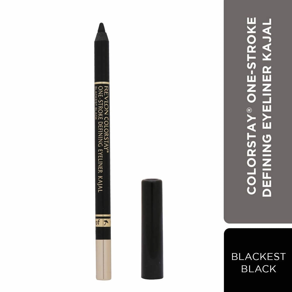 Revlon Colorstay One-Stroke Defining Eyeliner Kajal - Blackest Black by Dista