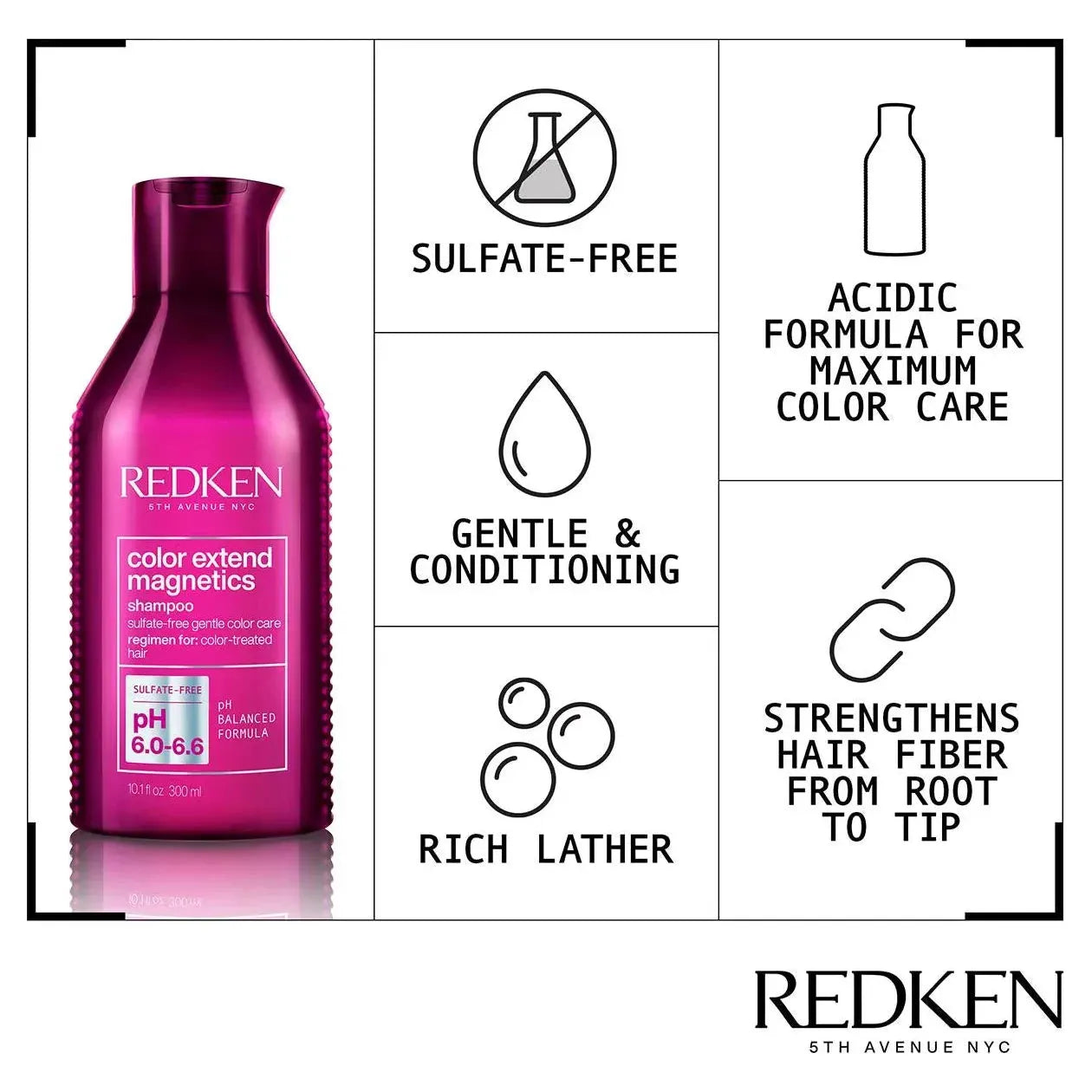 Redken Color Extend Magnetics Shampoo 10.1 oz by Pasteur Pharmacy