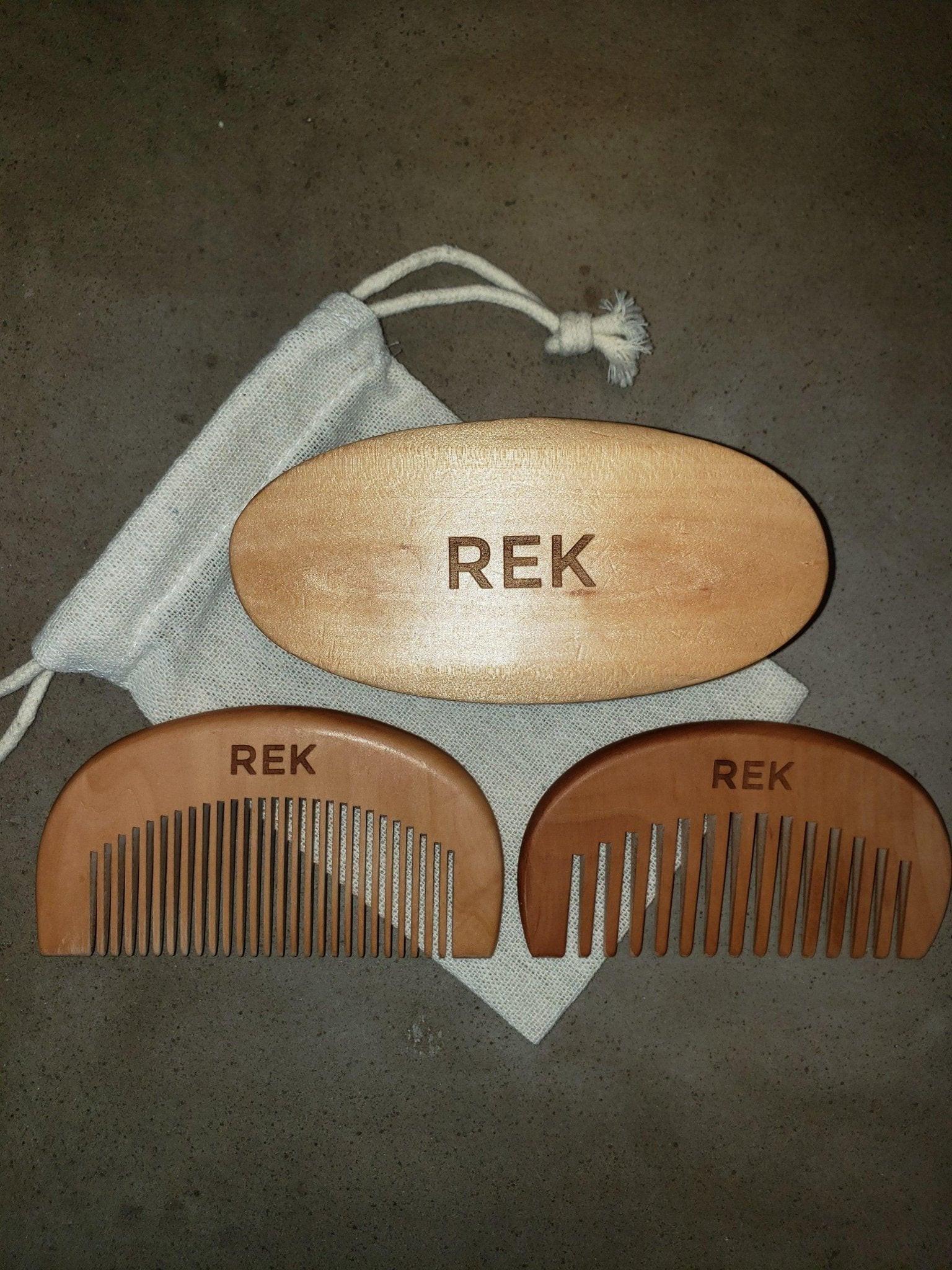 REK Beard Brush and Comb Kit | REK Cosmetics by REK Cosmetics
