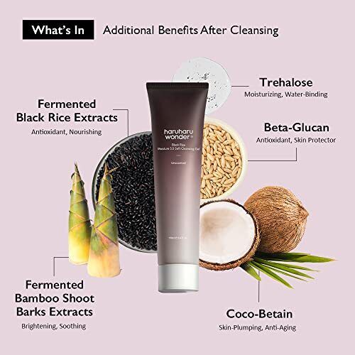 Haruharu Wonder Black Rice Moisture 5.5 Soft Cleansing Gel by AsiaBeautyMall