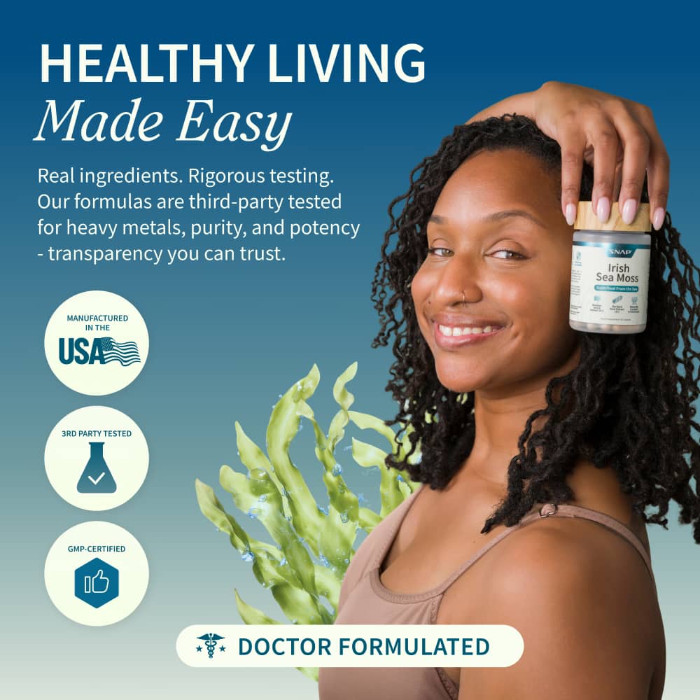 Irish Sea Moss with Iodine Energy Support by Snap Supplements