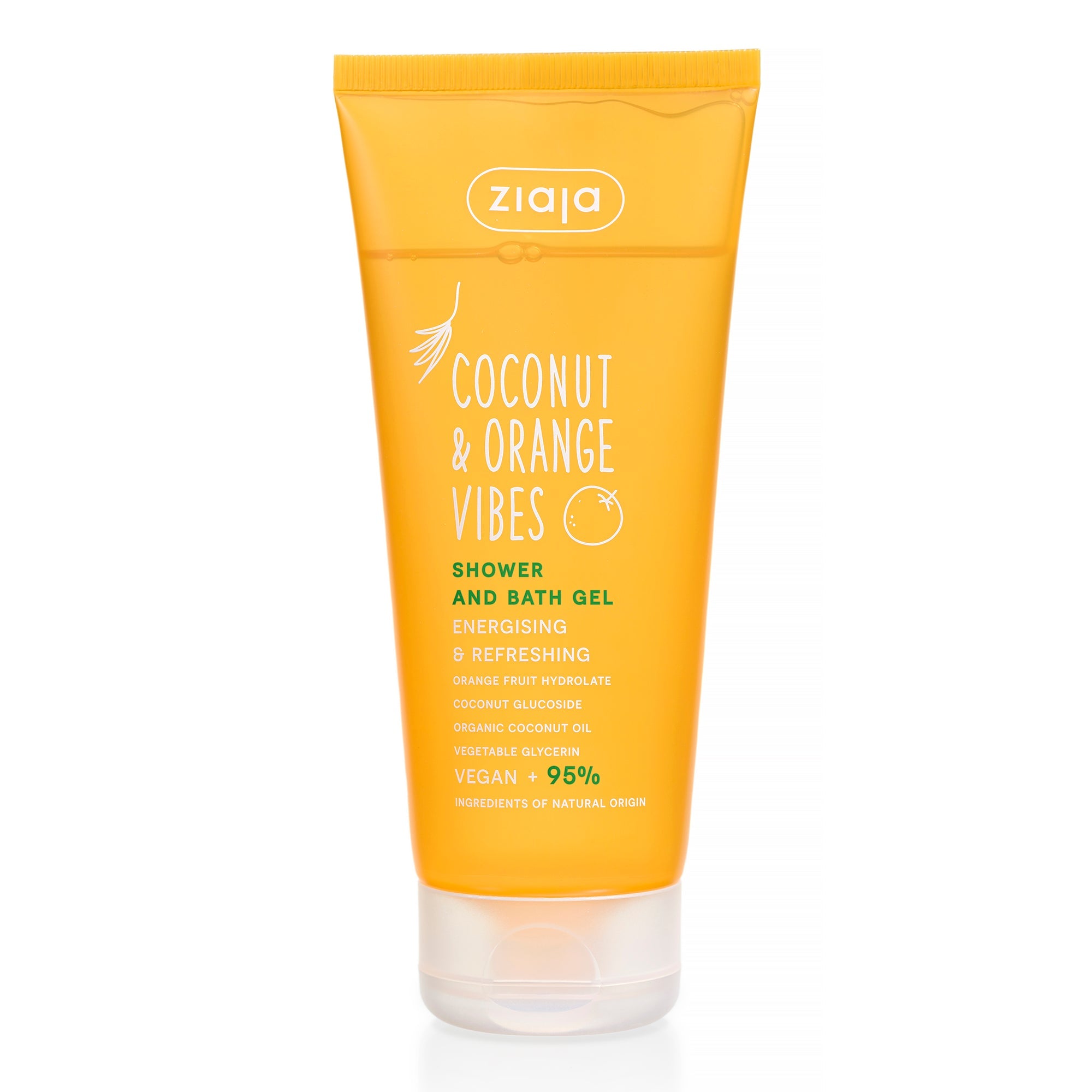 Coconut & Orange Vibes Shower and Bath Gel by Ziaja® USA Webstore