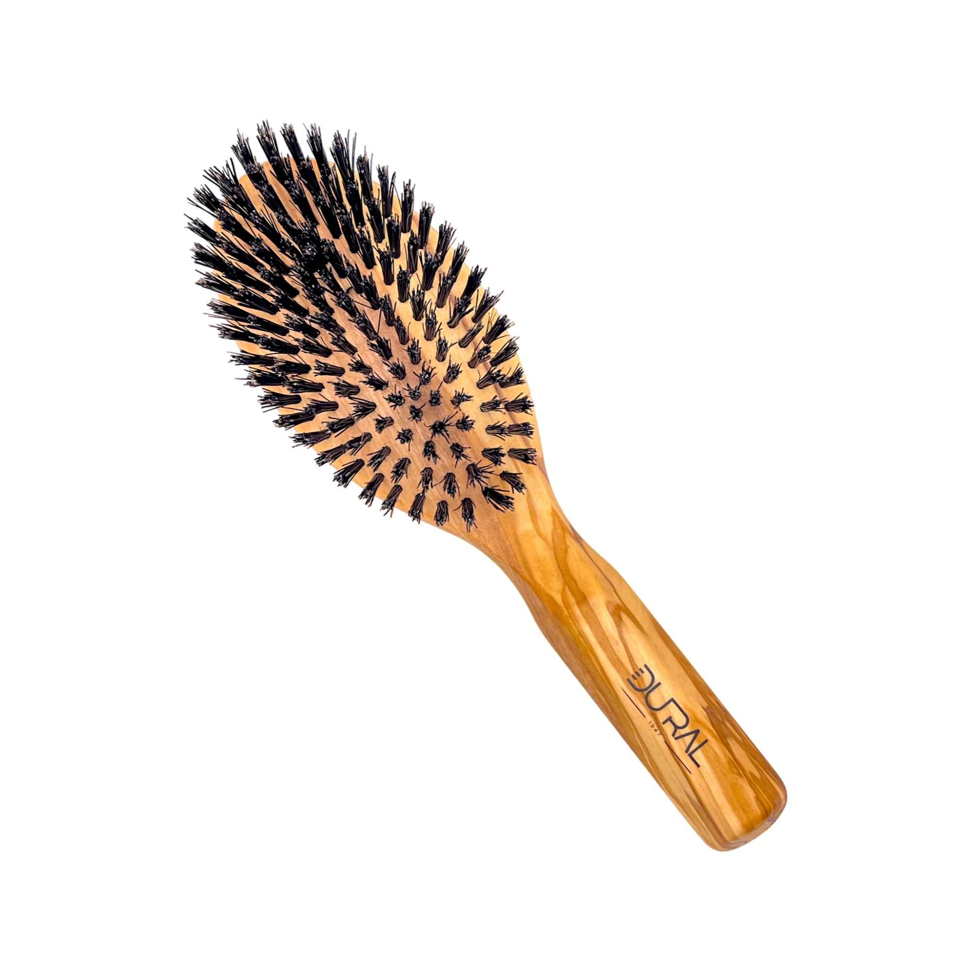 Dural Olive wood boar bristles hair brush - 9 rows by Pasteur Pharmacy