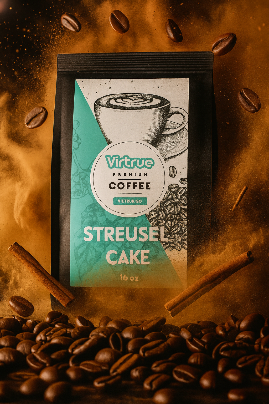 Flavored Coffee – 16oz | Small Batch, Expertly Roasted, No Sugar by Virtrue