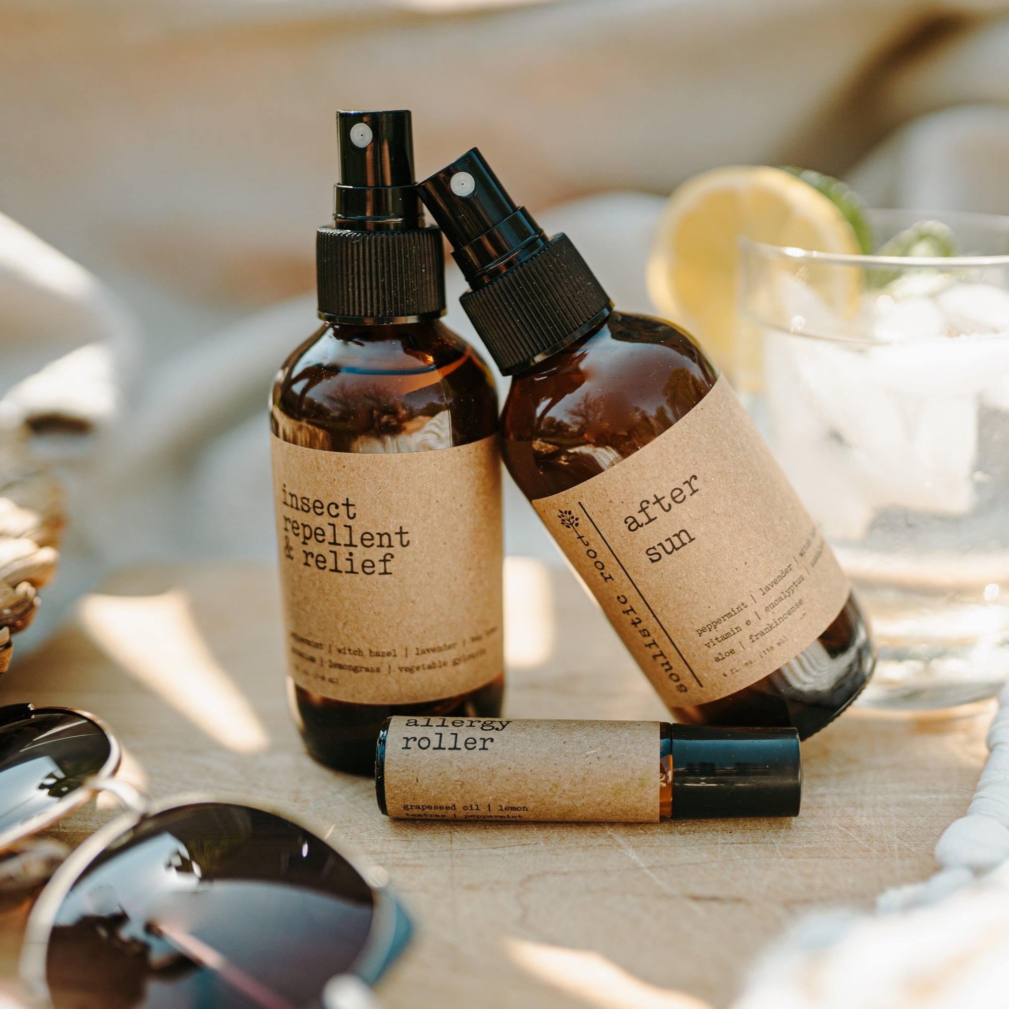 Summer Favorites Trio | After Sun + Bug Spray + Allergy by Soulistic Root