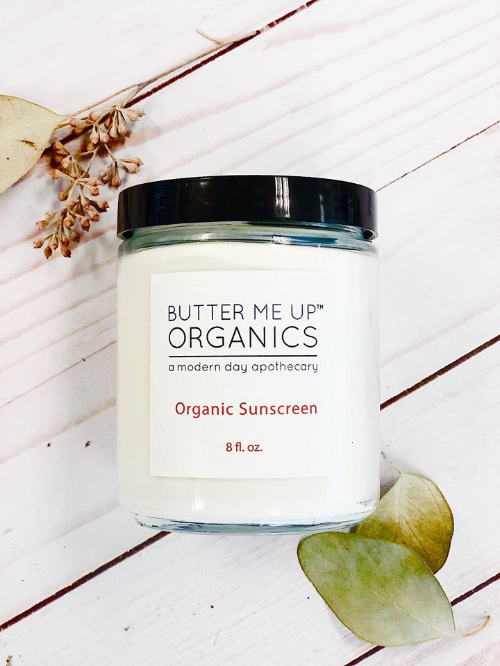 Natural Organic Sunscreen / Safe Sunscreen / Non-Nano Zinc Oxide Sunscreen / Sun Protection / Butter Me Up Organics by Butter Me Up Organics