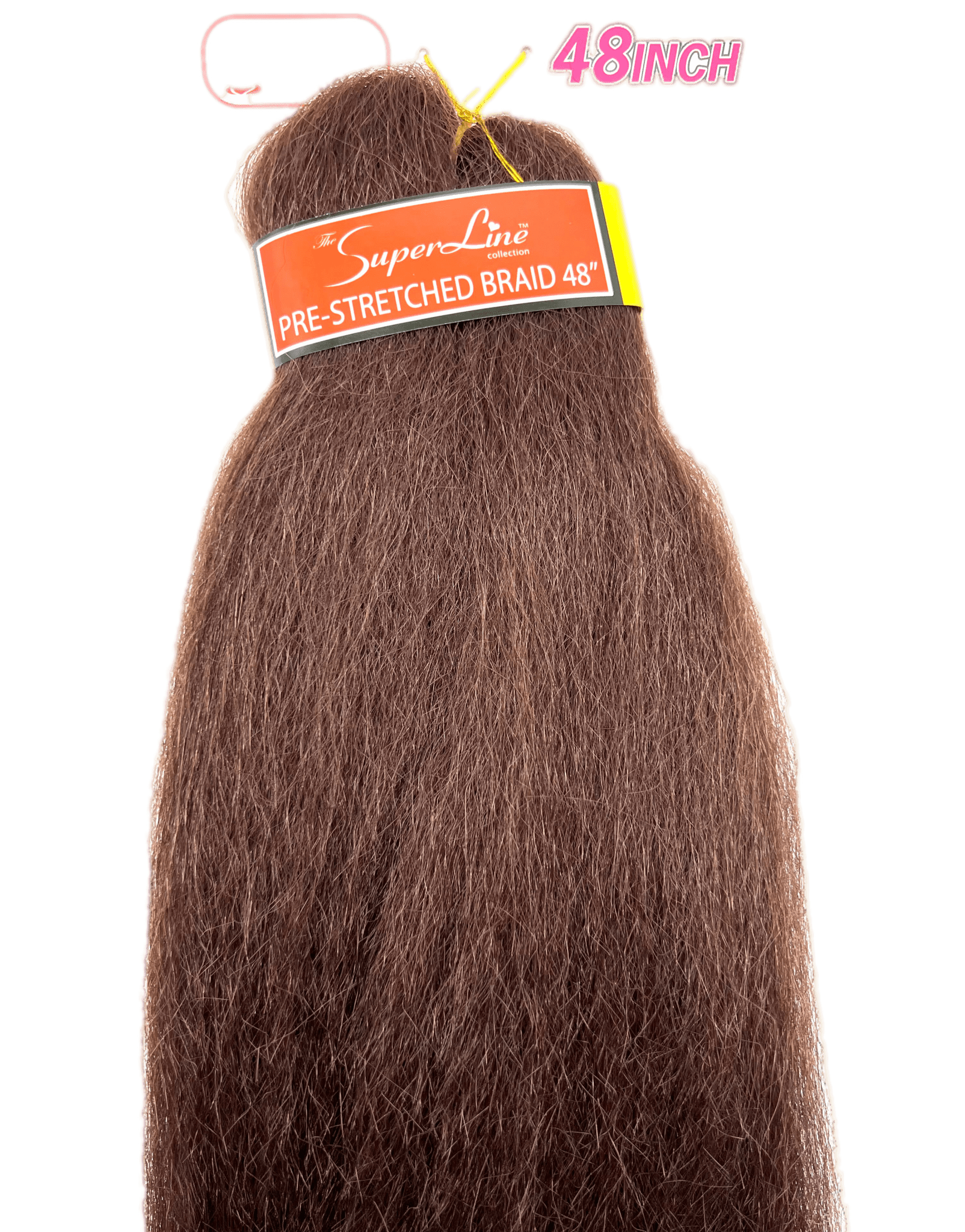 Superline Synthetic Afrelle 100% Kanekalon Pre-Stretched Jumbo Braid 48"