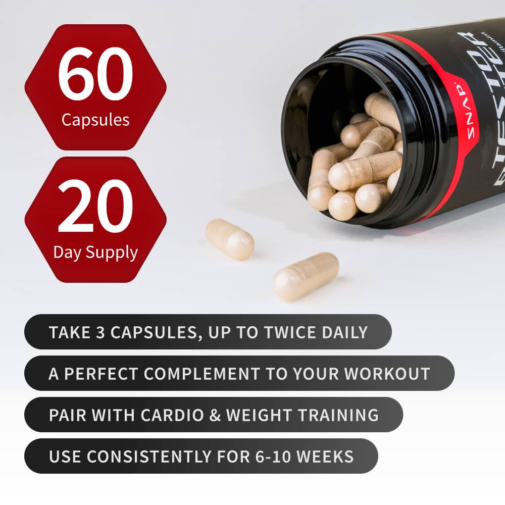 Ultimate Testo + Nitric Oxide Bundle - Buy 3, Get 2 by Snap Supplements