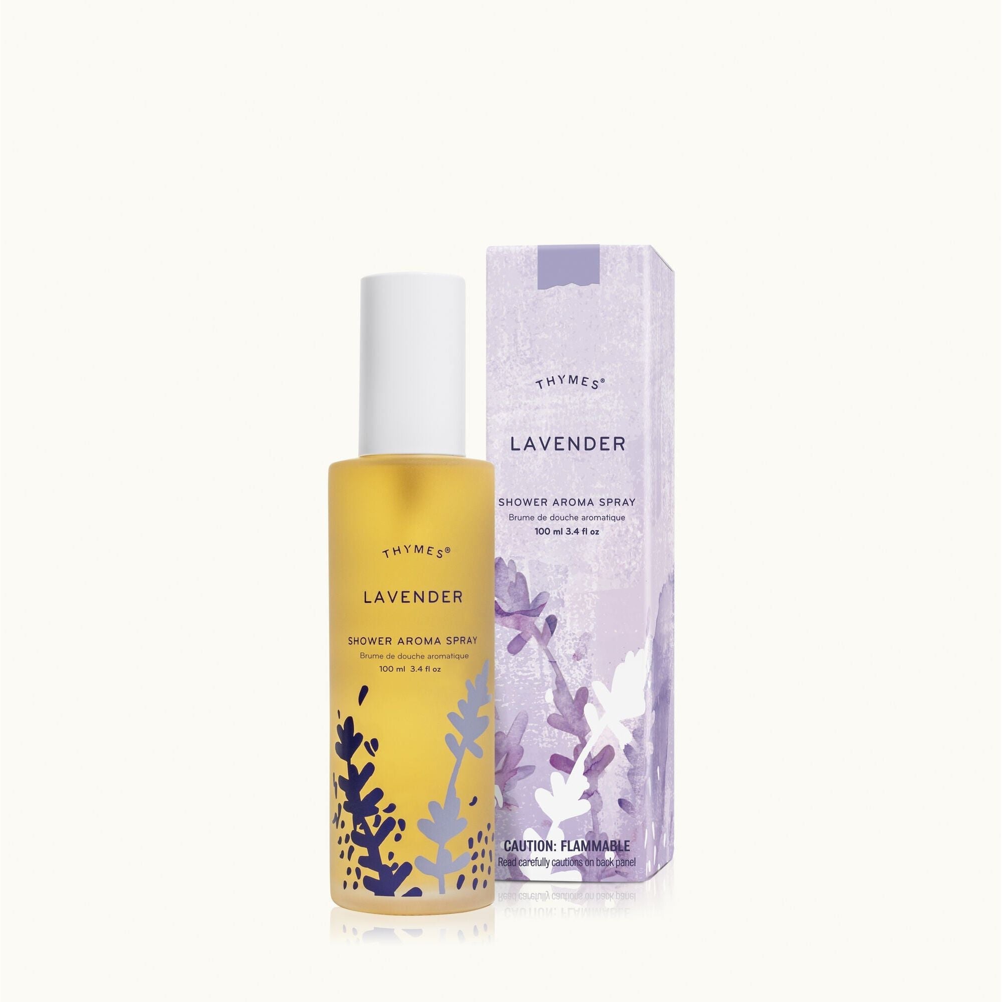 Thymes Lavender Shower Aroma Spray 3.4 Oz by Pasteur Pharmacy