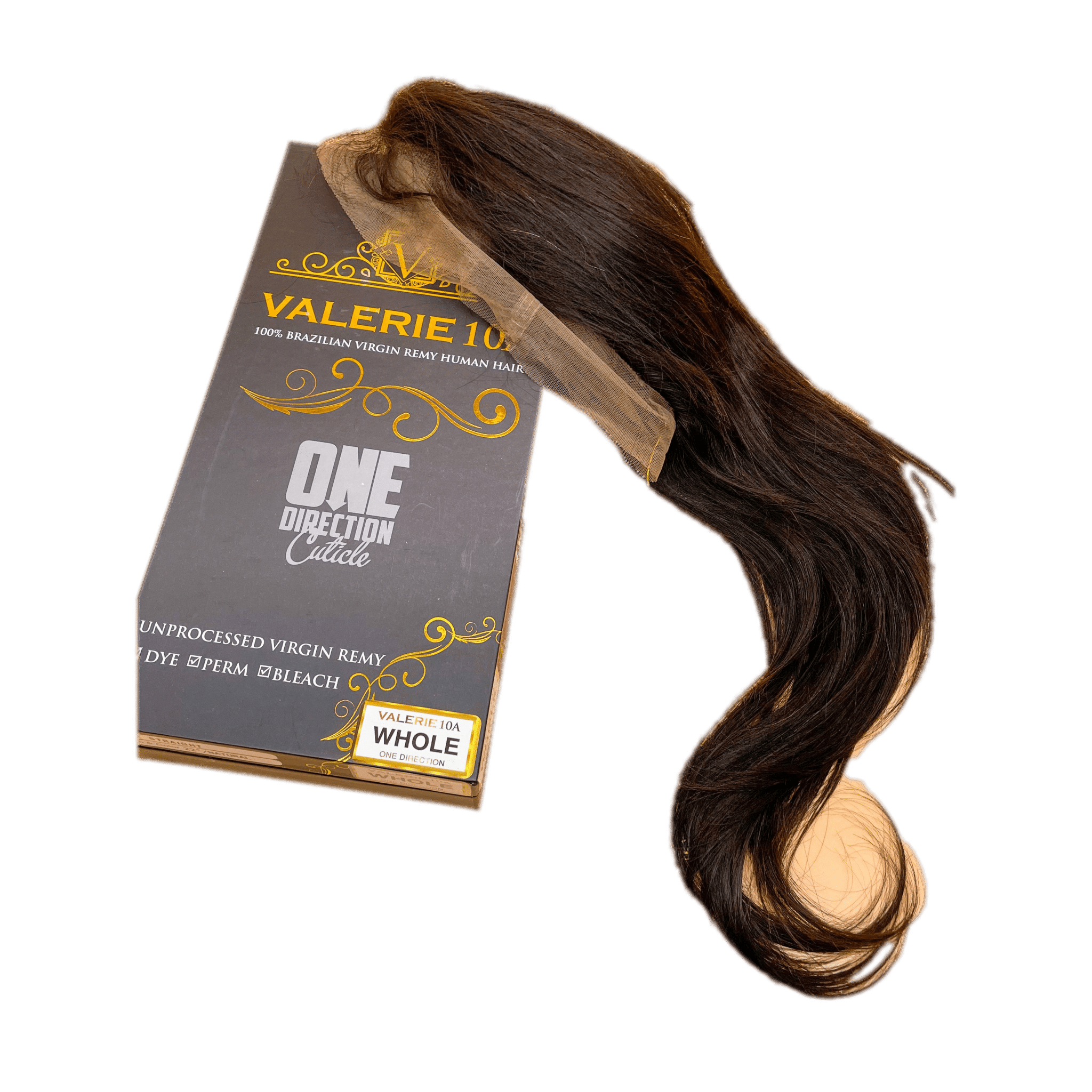 Valerie 10A Full Lace Wig, One Direction Cuticle, Straight 22"