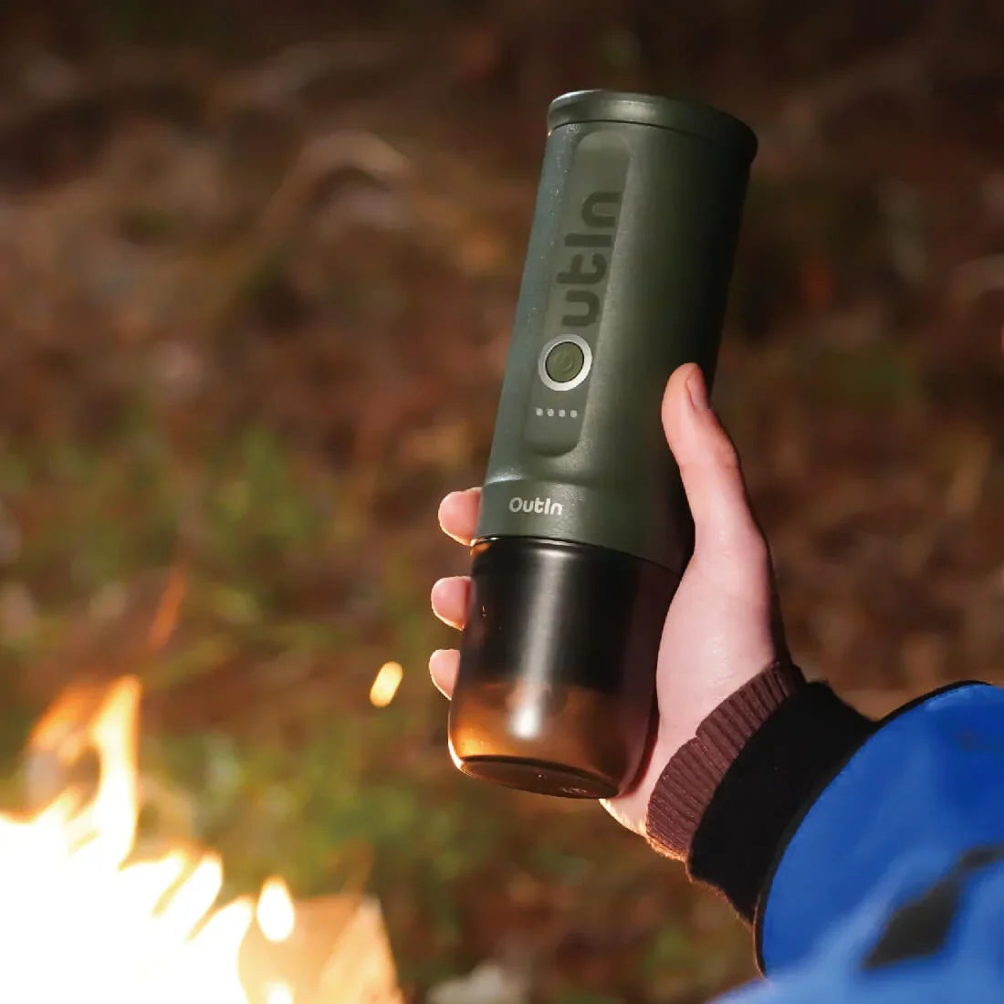 Nano Portable Espresso Machine (Forest Green) by OutIn