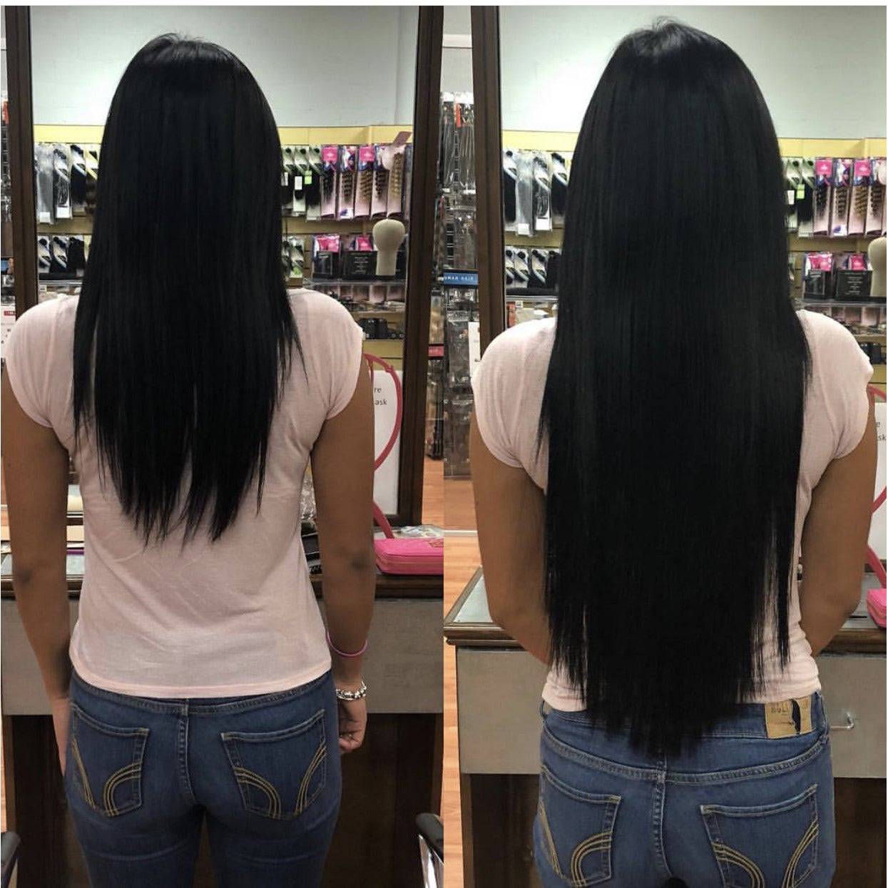 VIP BandX Halo / Silky Straight 24" with Clip
