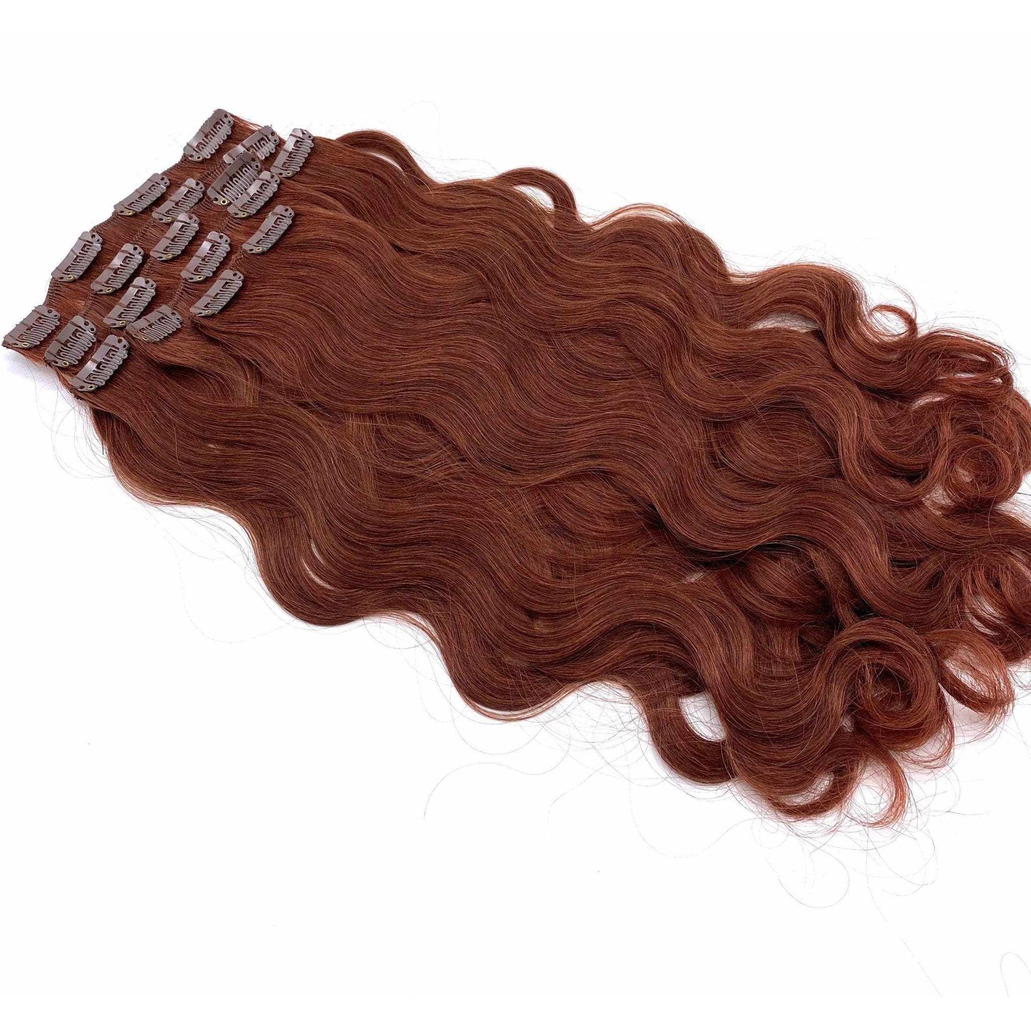 VIP Clip Extensions / Body Wave 18" - ClipeX System