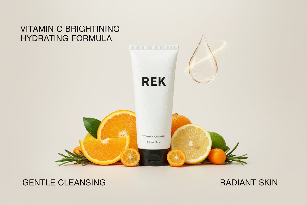 Vitamin C Cleanser – Brightening & Hydrating Face Wash | REK Cosmetics by REK Cosmetics
